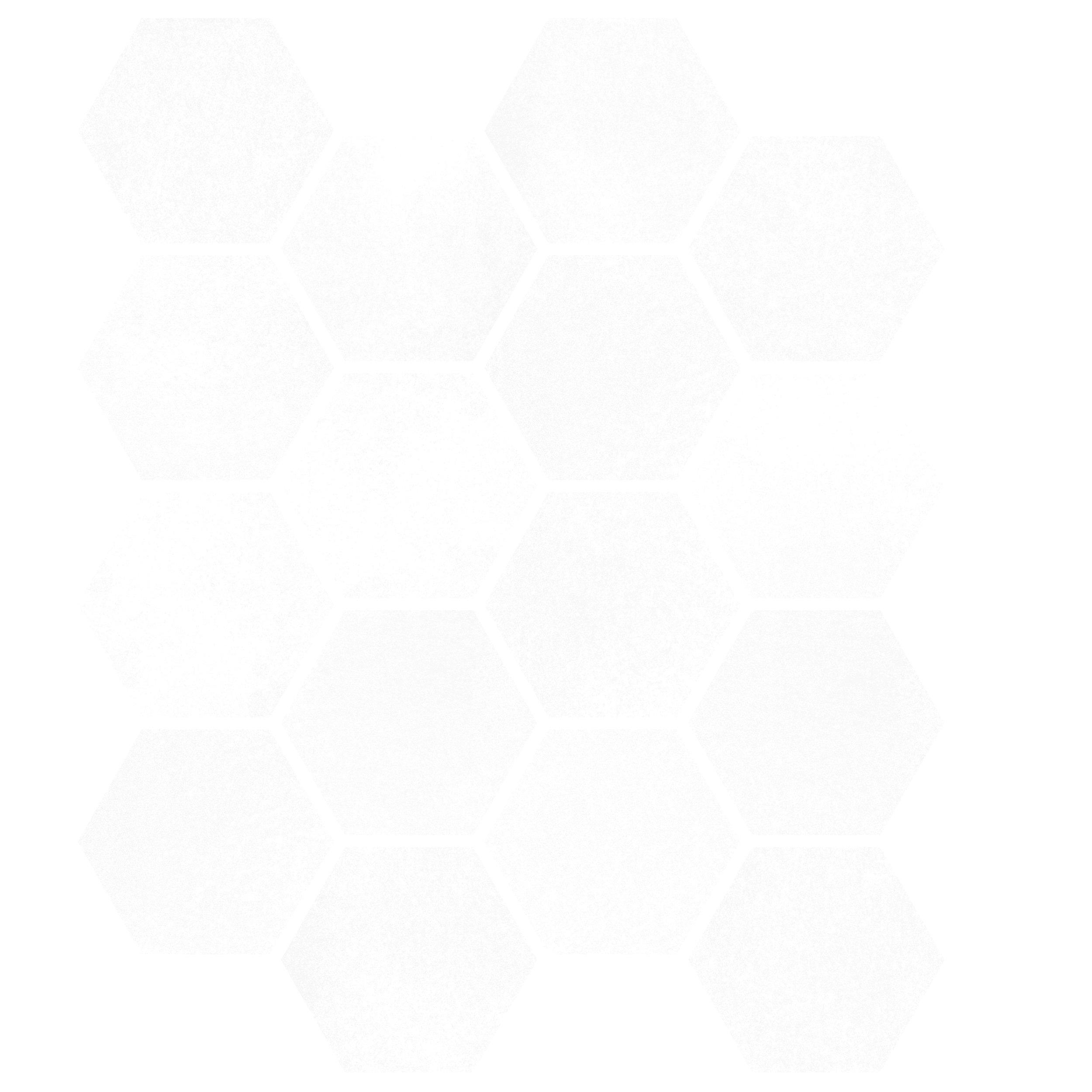 Luxe Frost Hexagon Matte Porcelain Mosaic