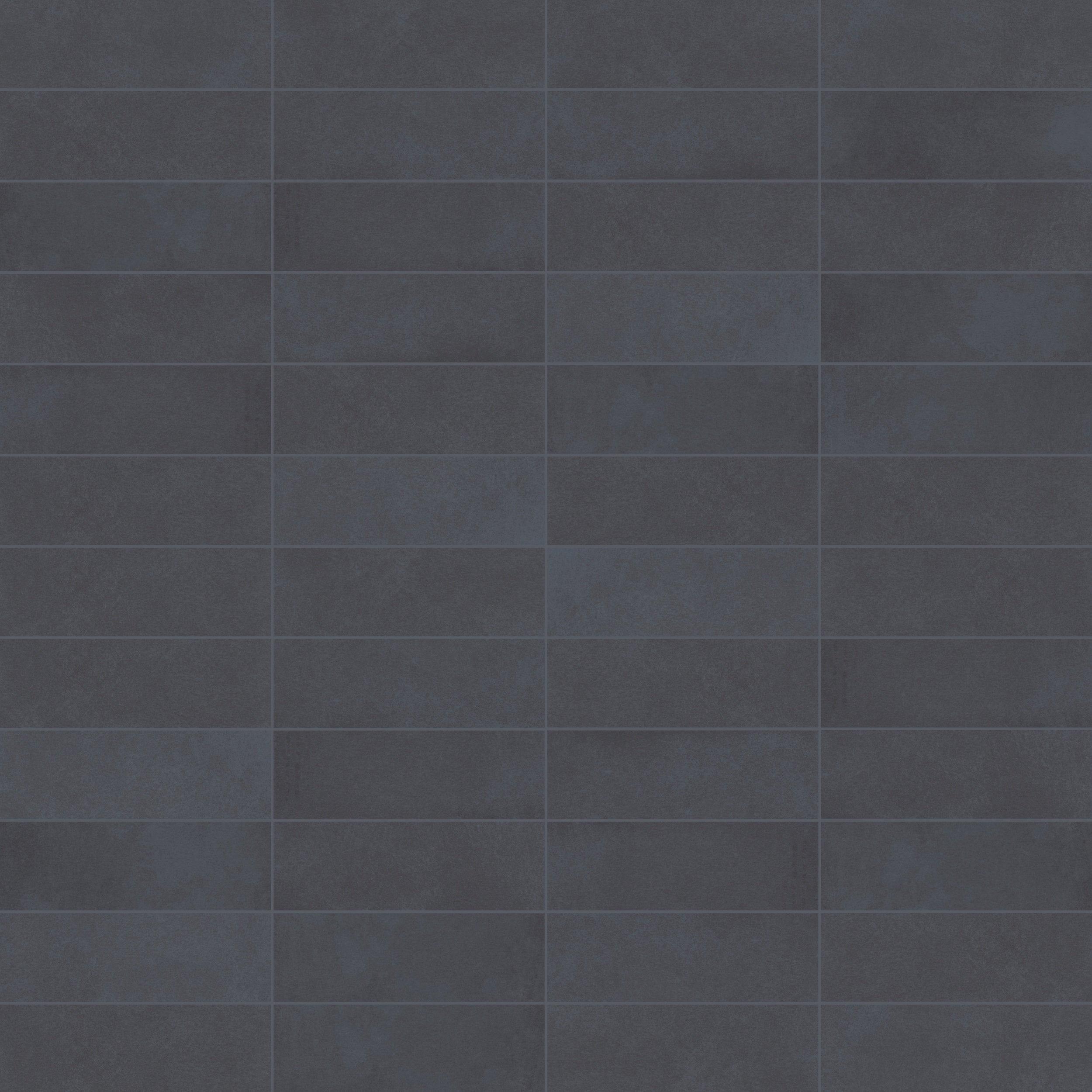 Luxe Night Stacked Matte Porcelain Mosaic