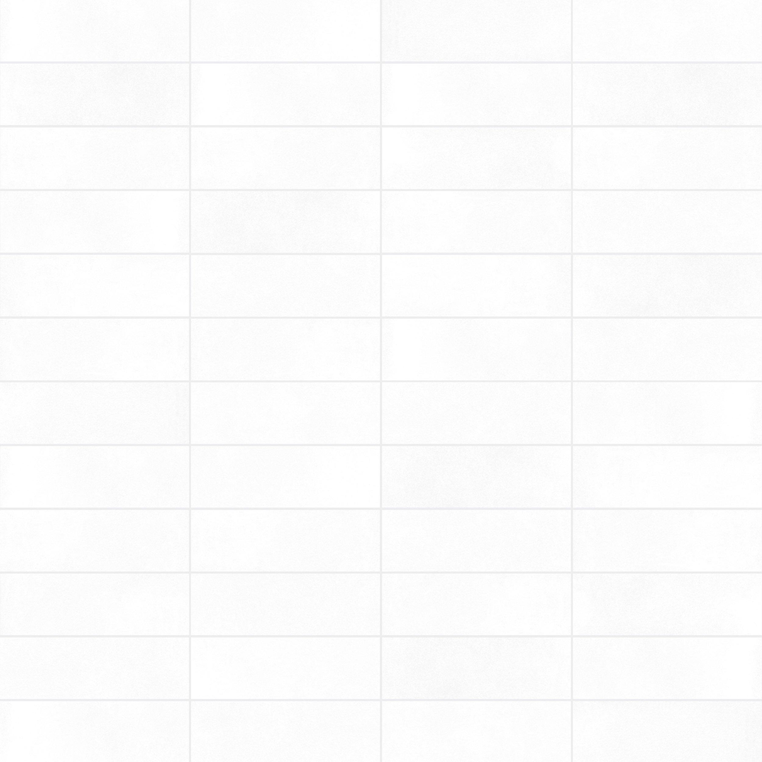 Luxe Frost Stacked Matte Porcelain Mosaic