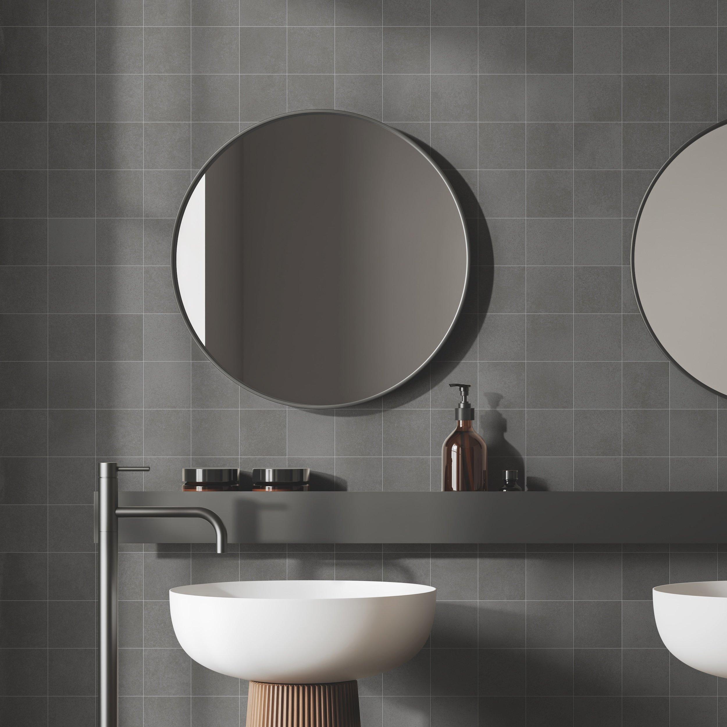 Luxe Night Square Matte Porcelain Mosaic