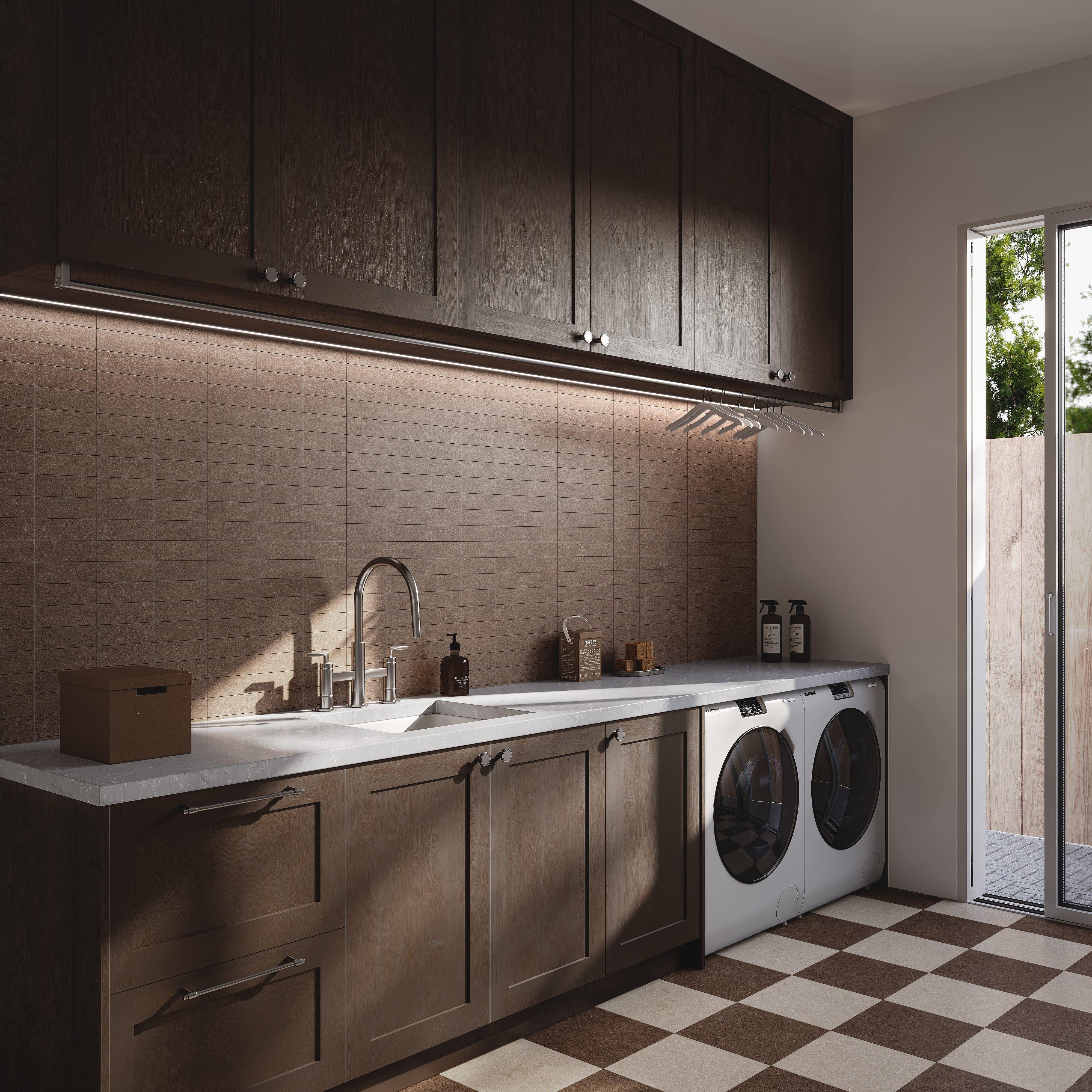 Destine 10-1/16 in. Center-to-Center Polished Chrome Cabinet Pull