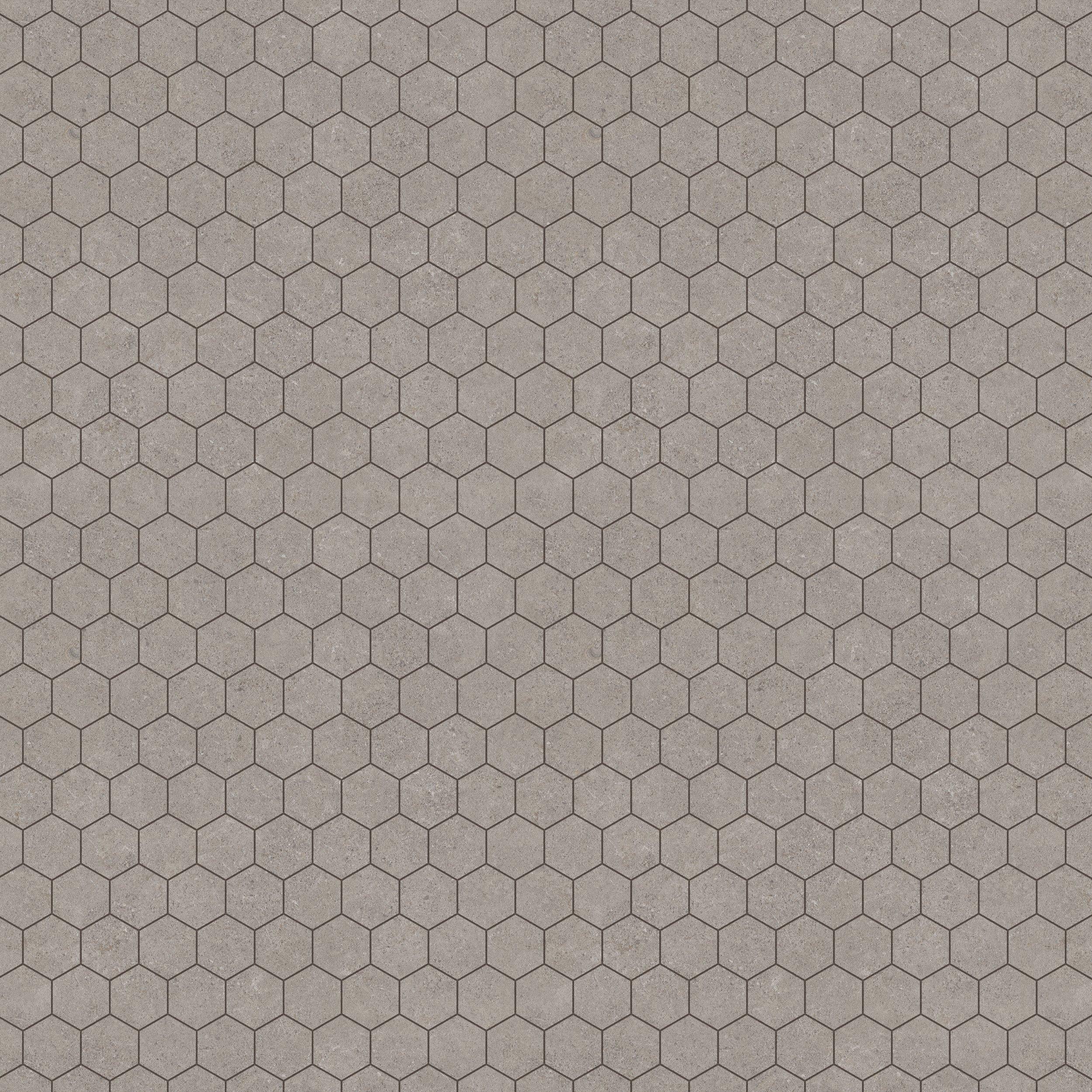 Capri Porcini Hexagon Matte Porcelain Mosaic