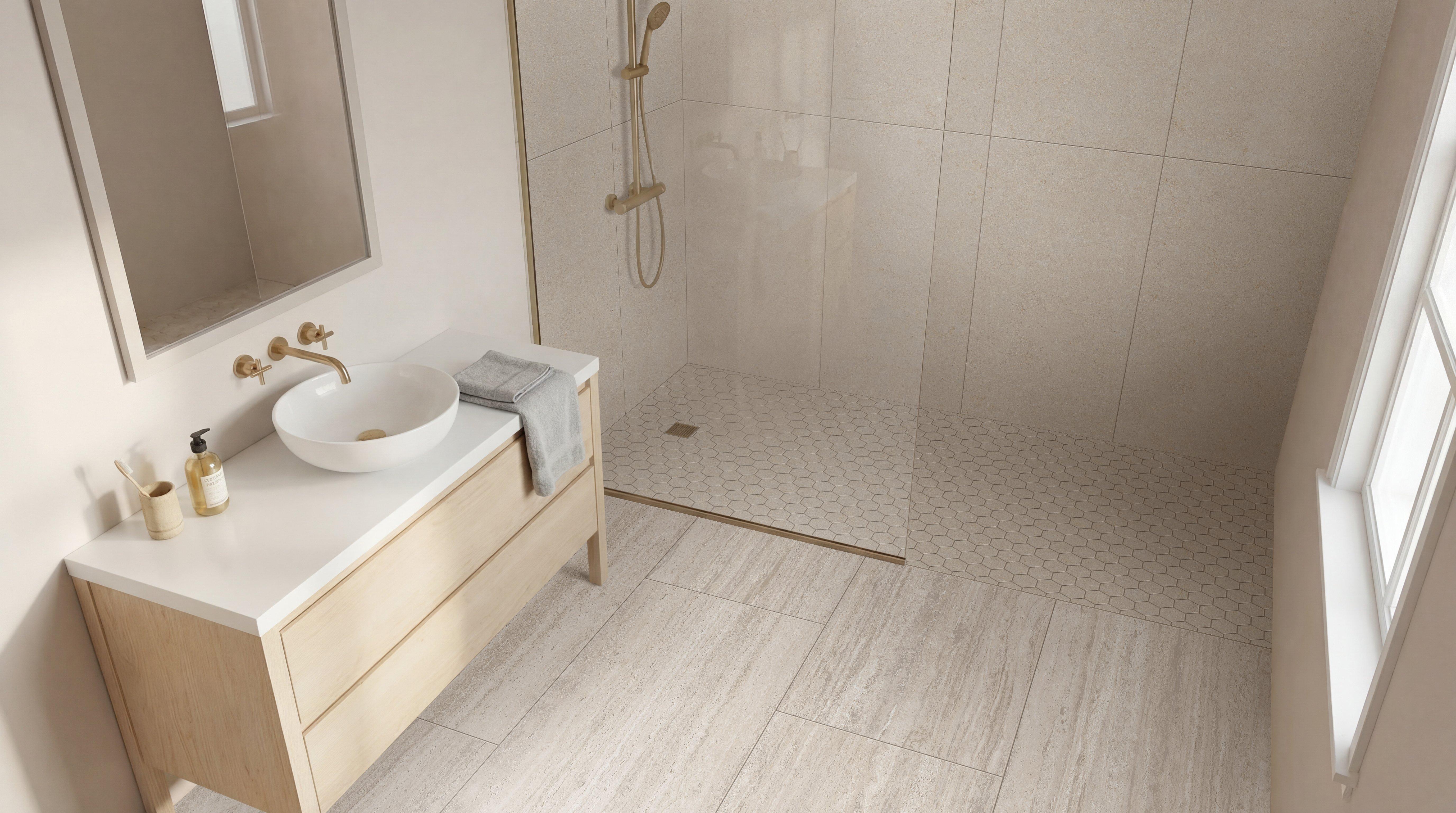 Capri Oat Hexagon Matte Porcelain Mosaic