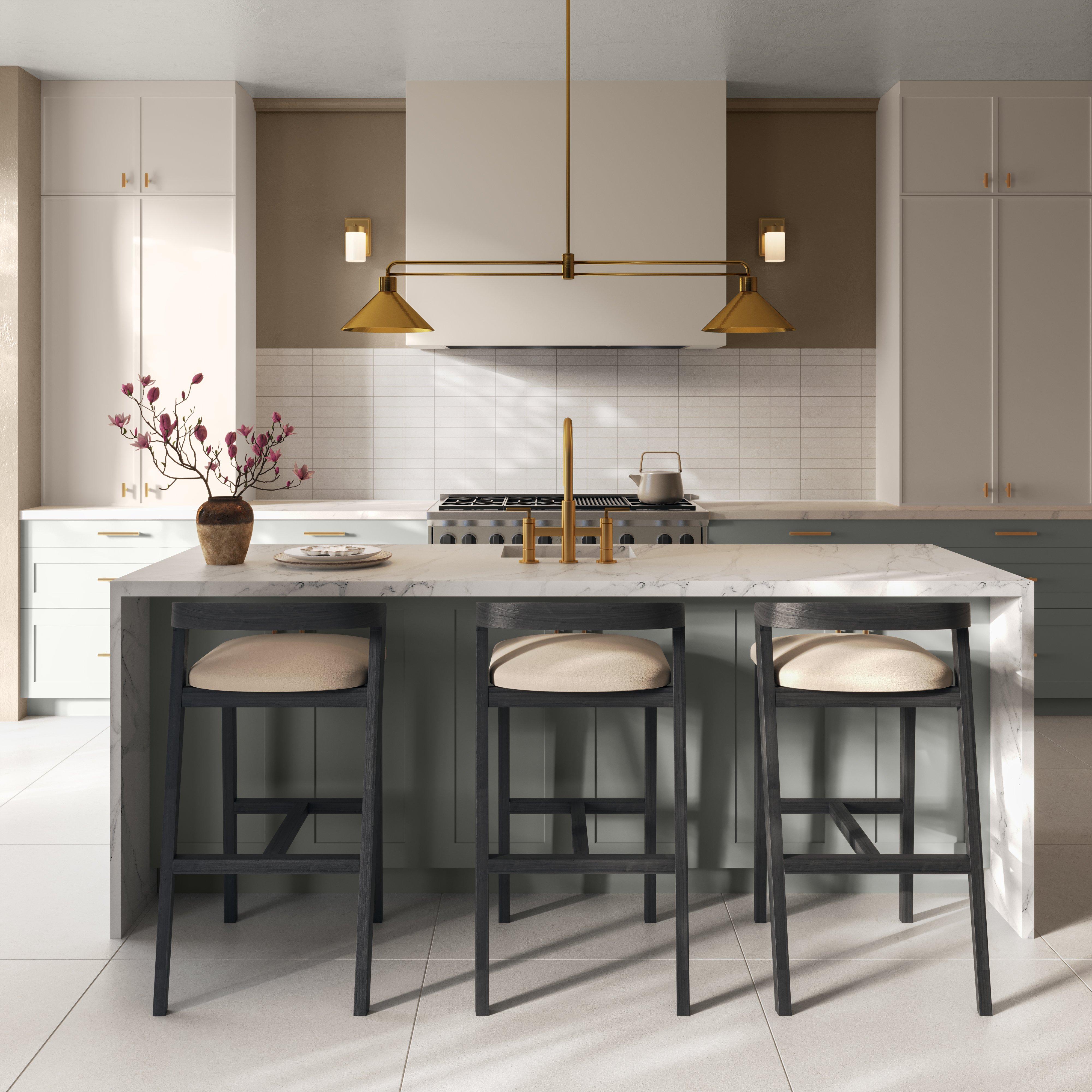 Bronx 8 in. Center-to-Center Champagne Bronze Cabinet Pull