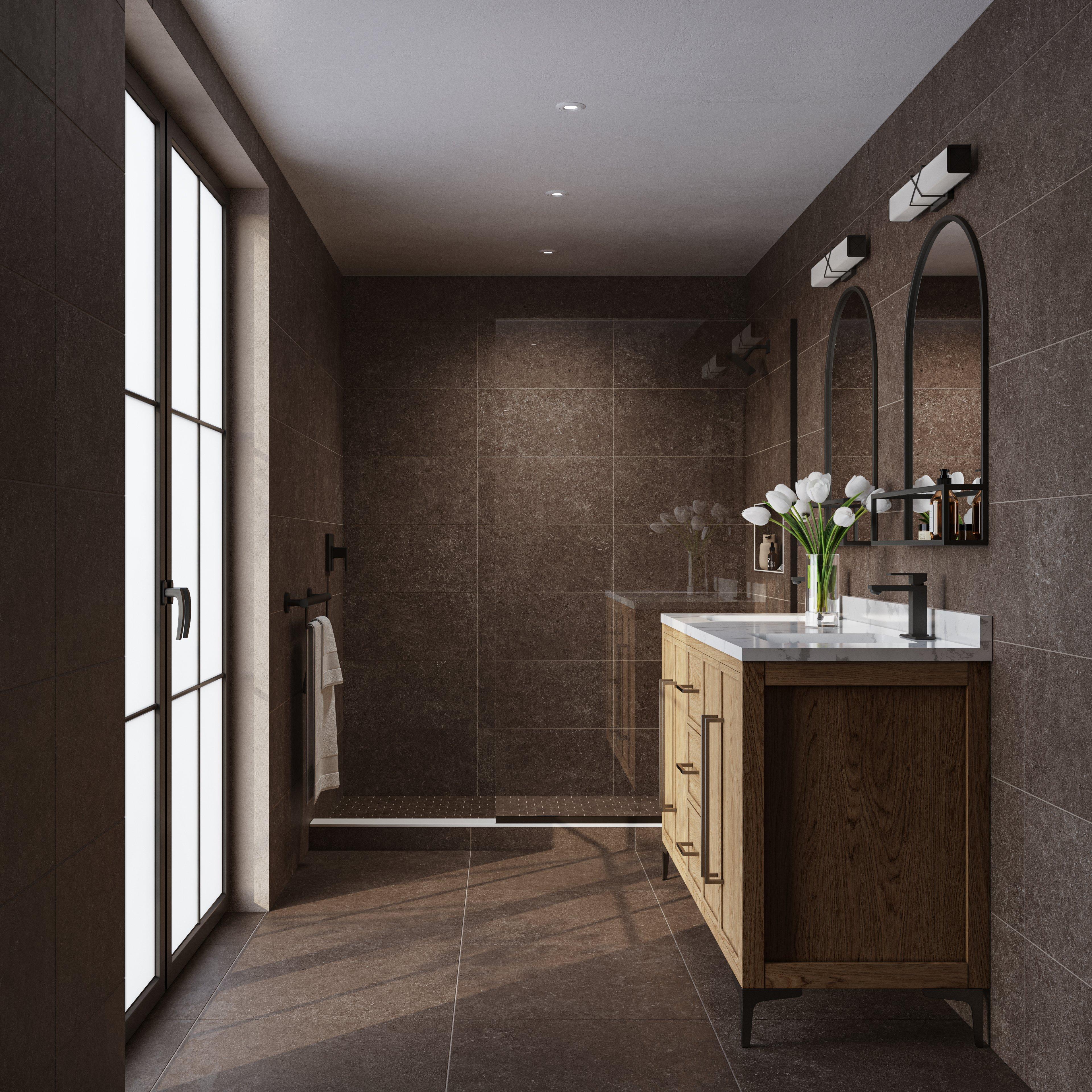 Royce Monoblack Matte Black Bath Faucet