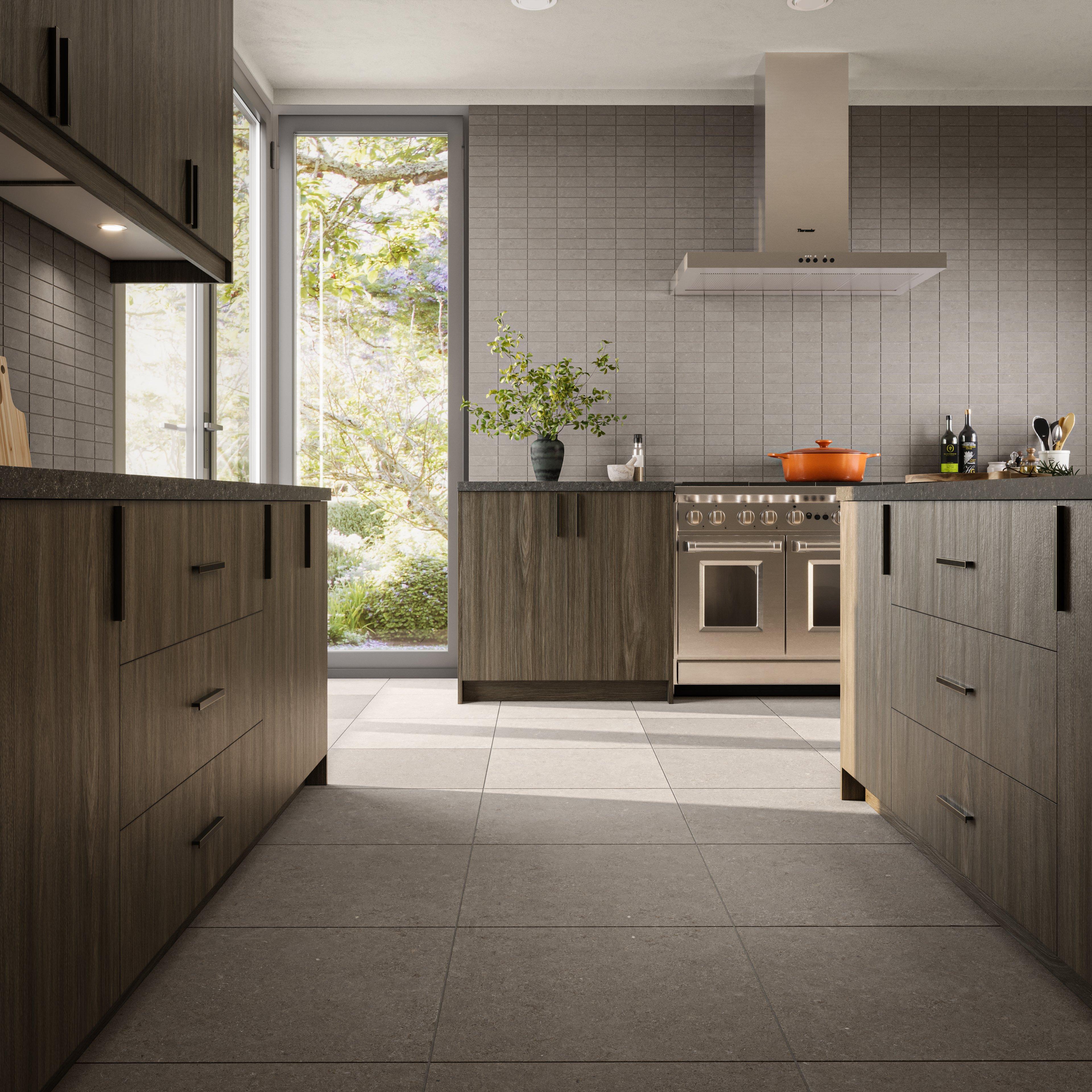 Capri Porcini Stack Matte Porcelain Mosaic