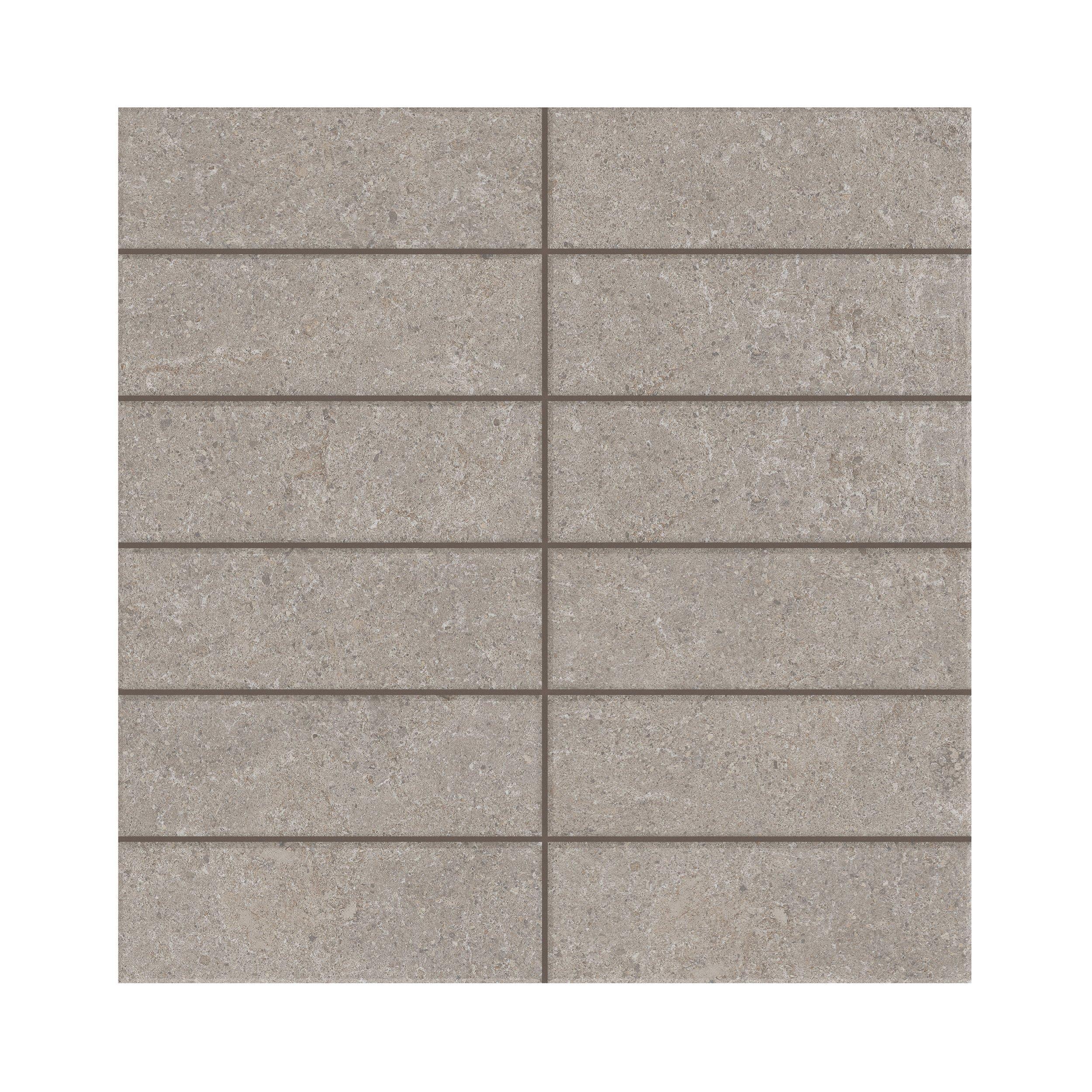 Capri Porcini Stack Matte Porcelain Mosaic