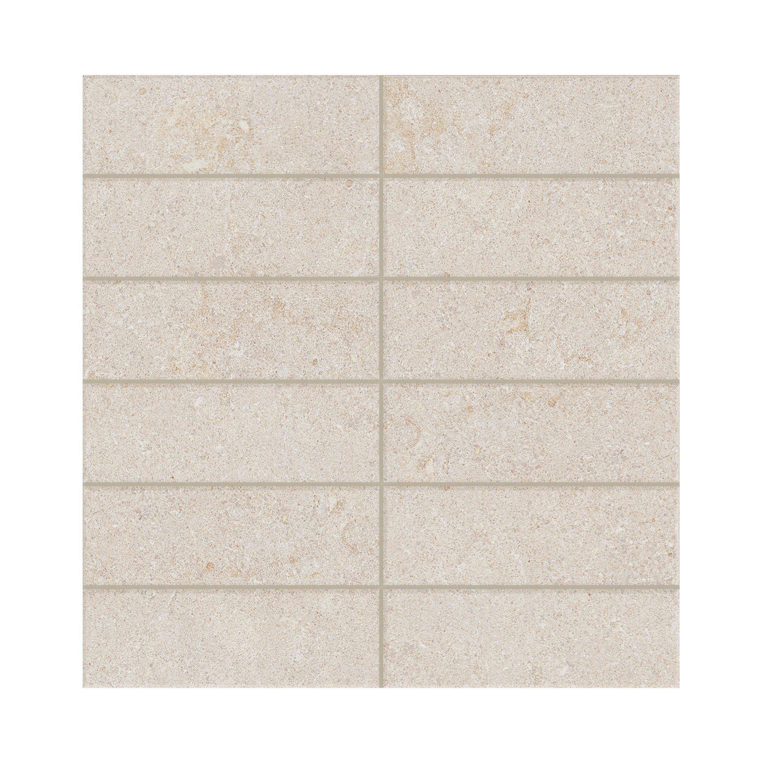 Capri Oat Stack Matte Porcelain Mosaic