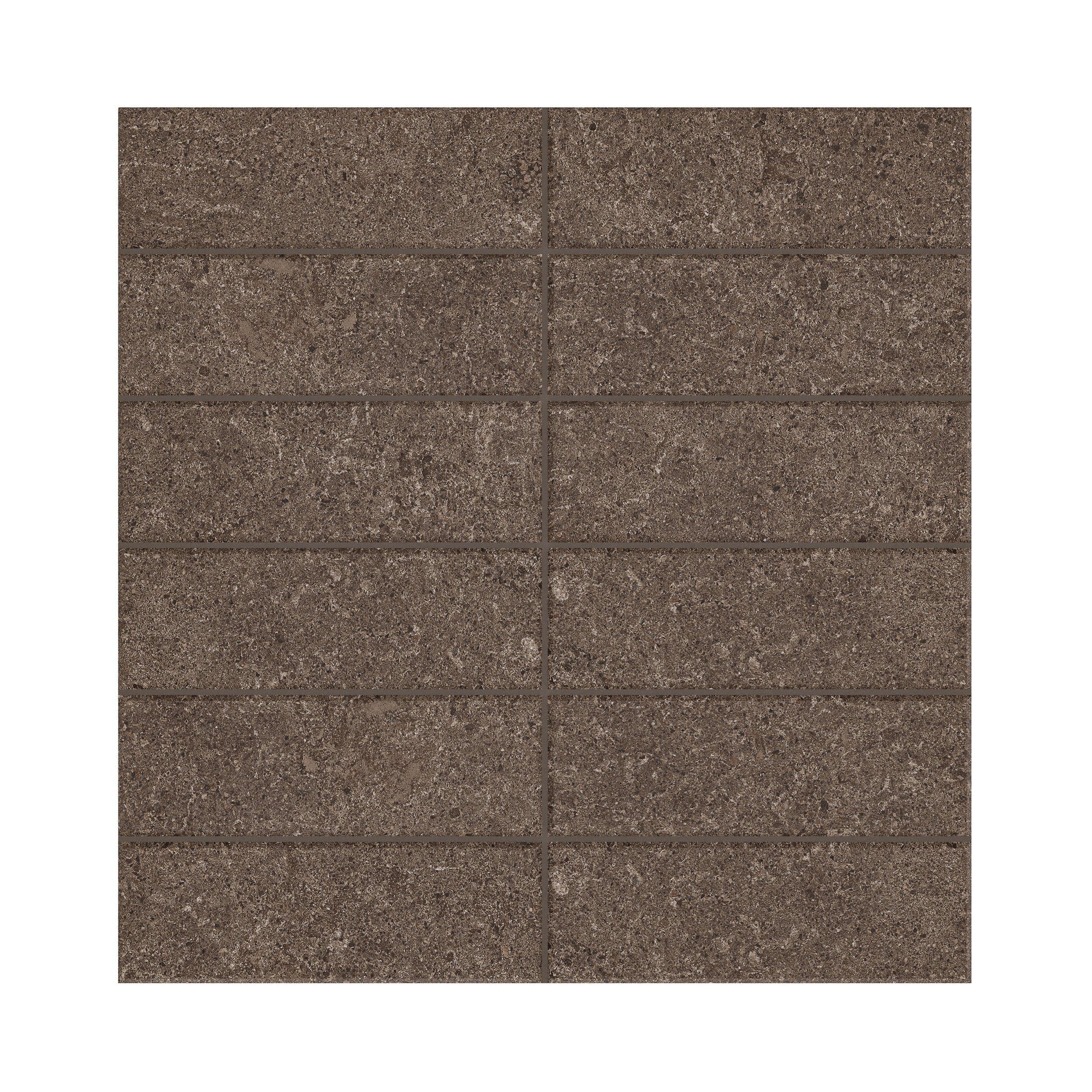 Capri Clove Stack Matte Porcelain Mosaic