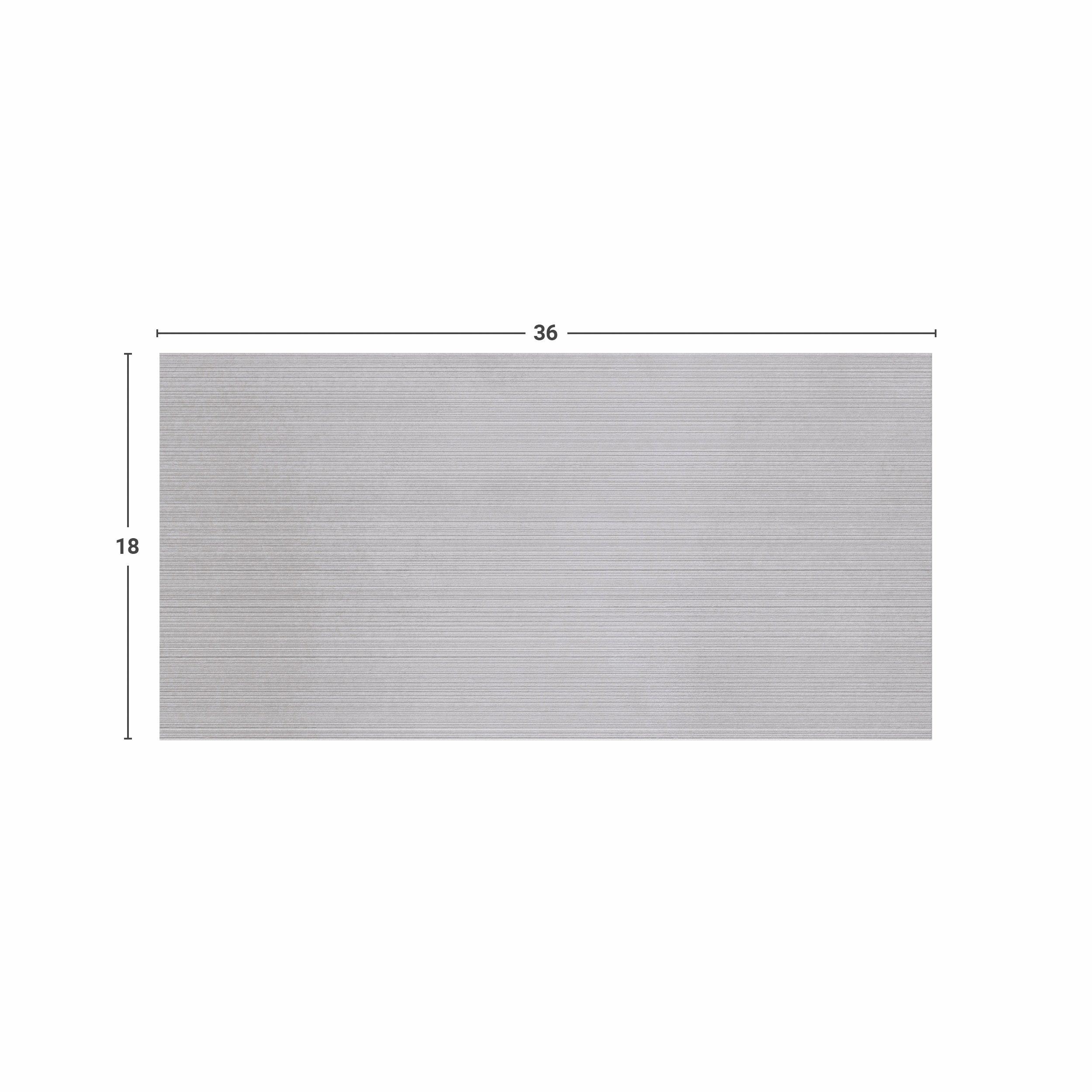 Luxe Smoke Linear Porcelain Tile