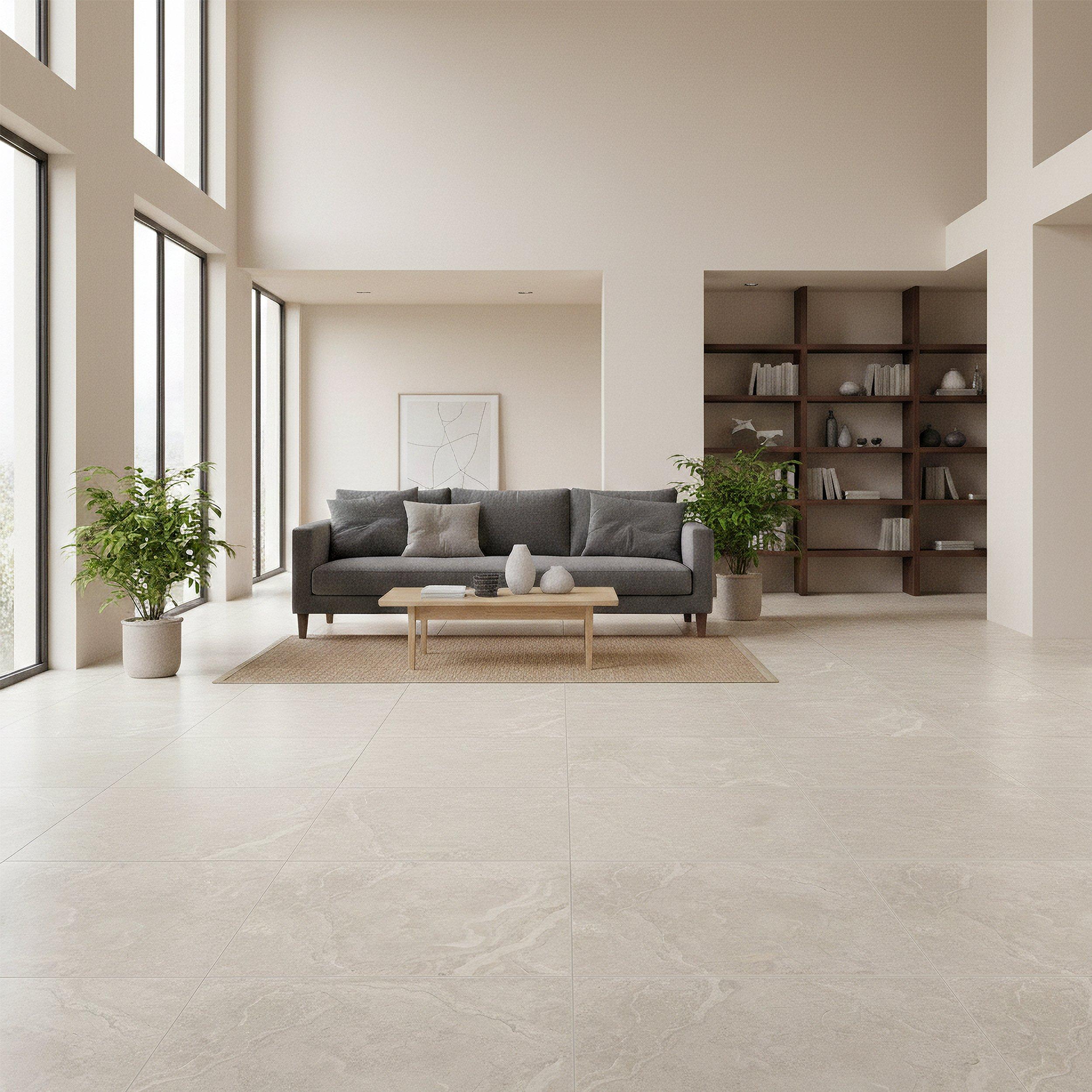 Lima Beige Matte Porcelain Tile