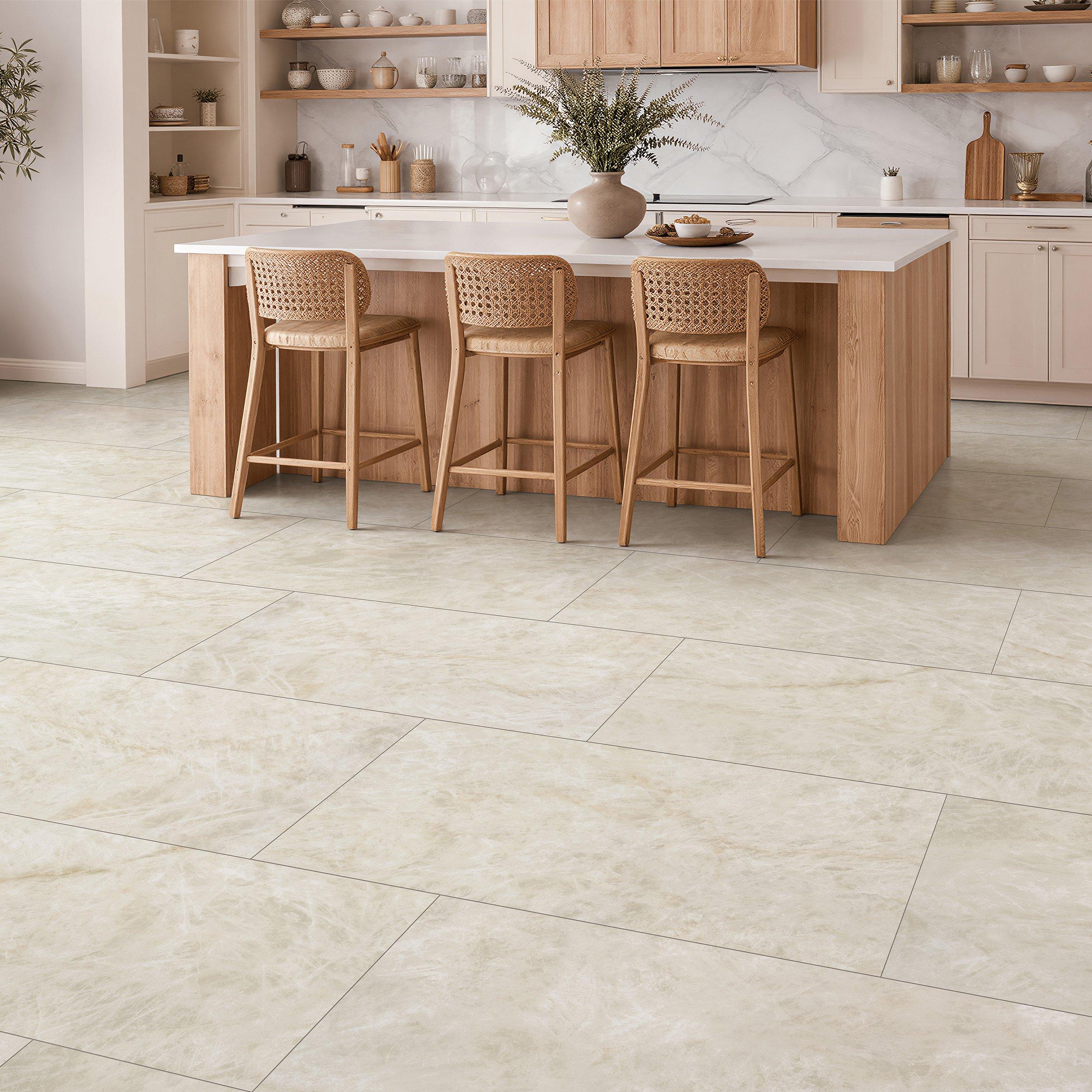 Perla Venata Quartzite Matte Porcelain Tile