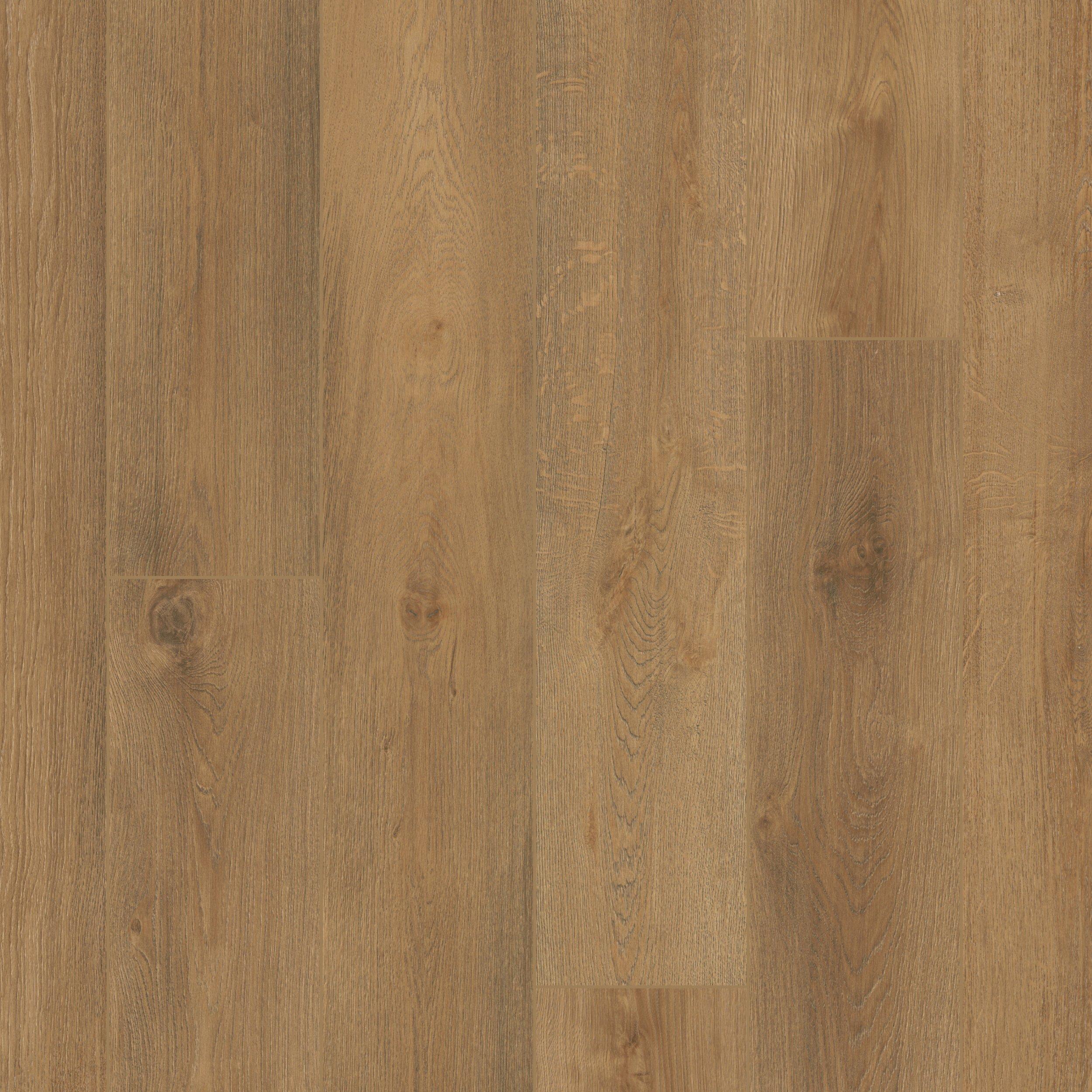 Layton Oak Waterproof Rigid Core Luxury Vinyl Plank - Cork Pad