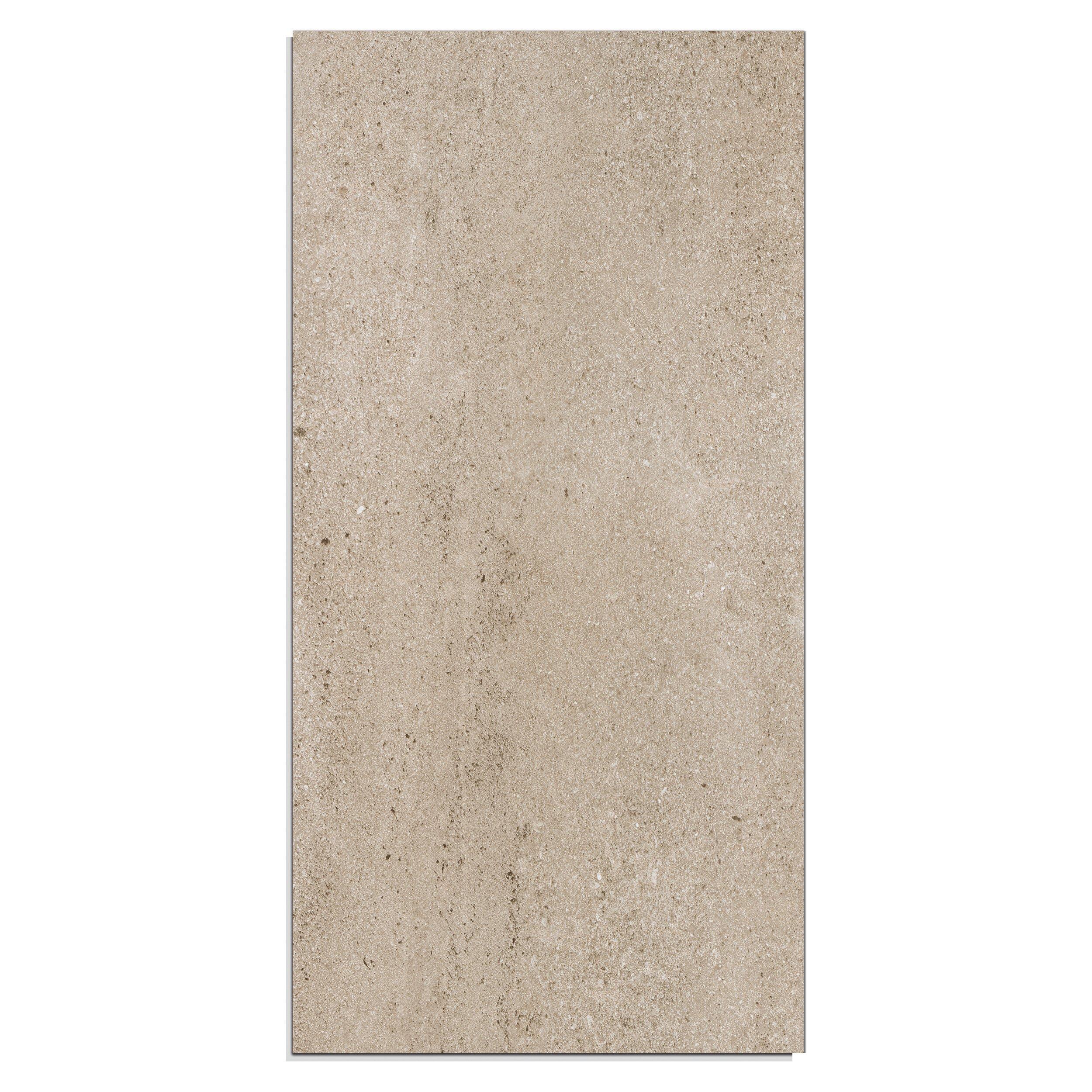 Sasso Beige Rigid Core Luxury Vinyl Plank - Foam Pad