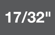 17/32in.