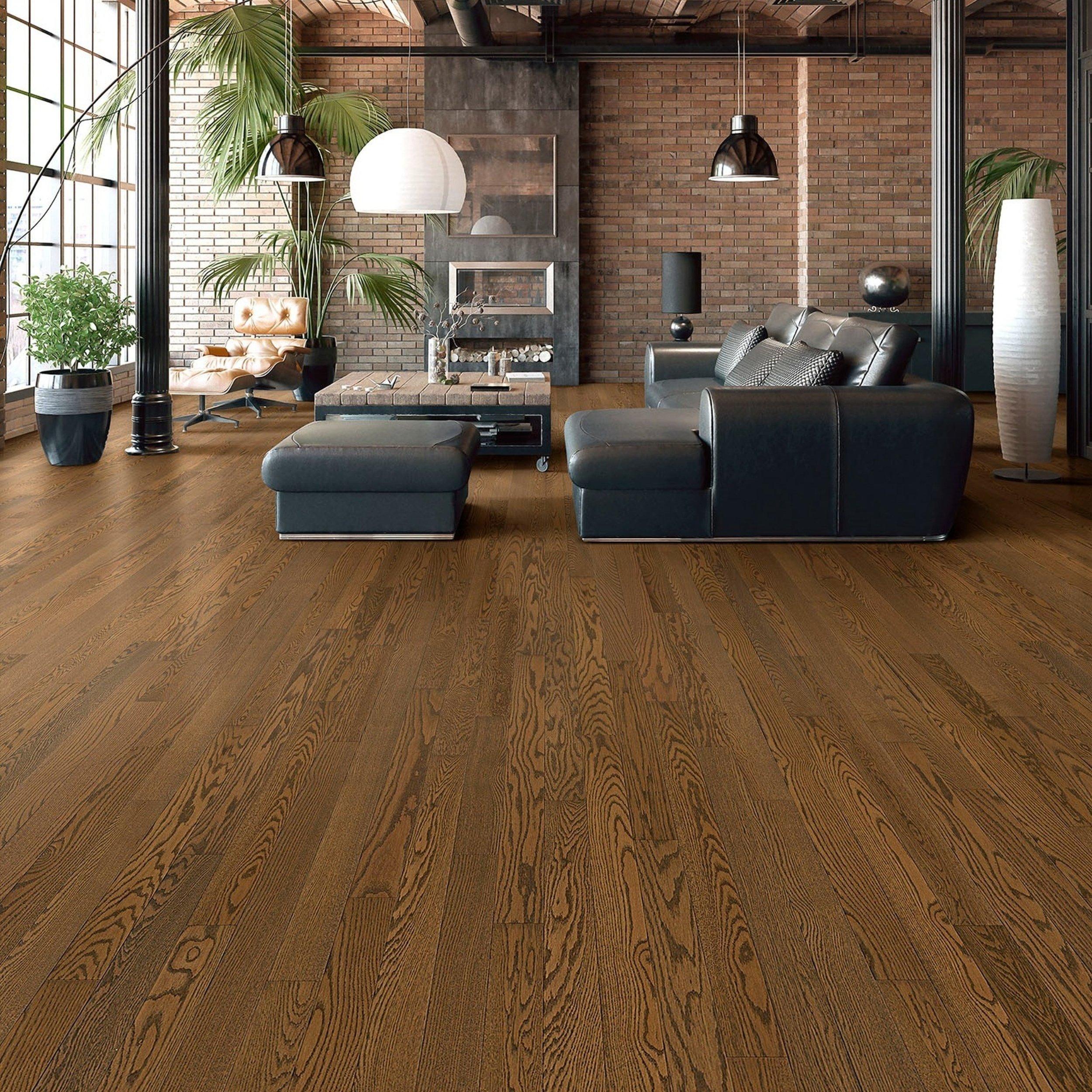 Saffron Red Oak Smooth Solid Hardwood