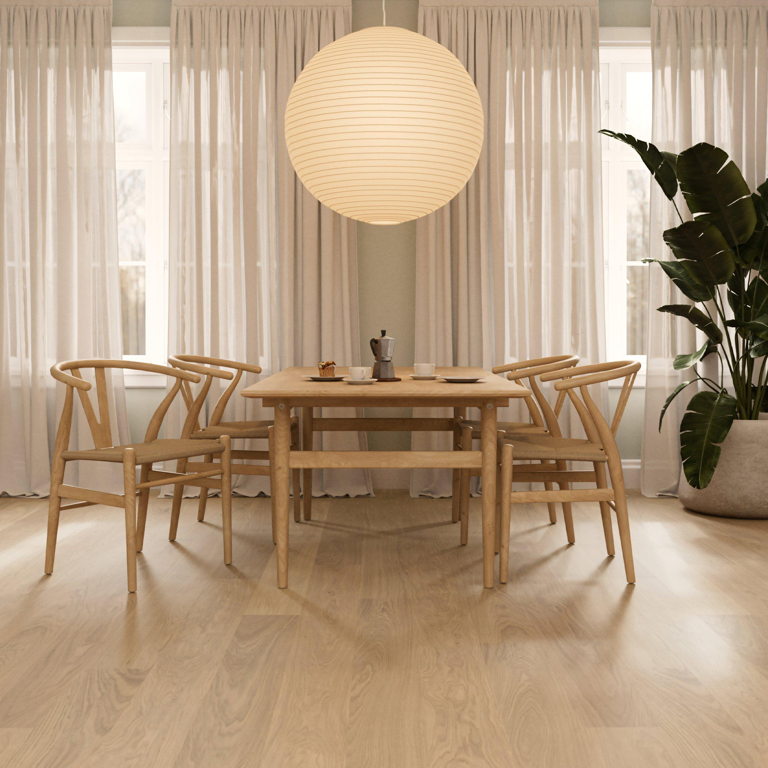 Clara White Oak Handscraped/ Wire-Brushed Engineered Hardwood