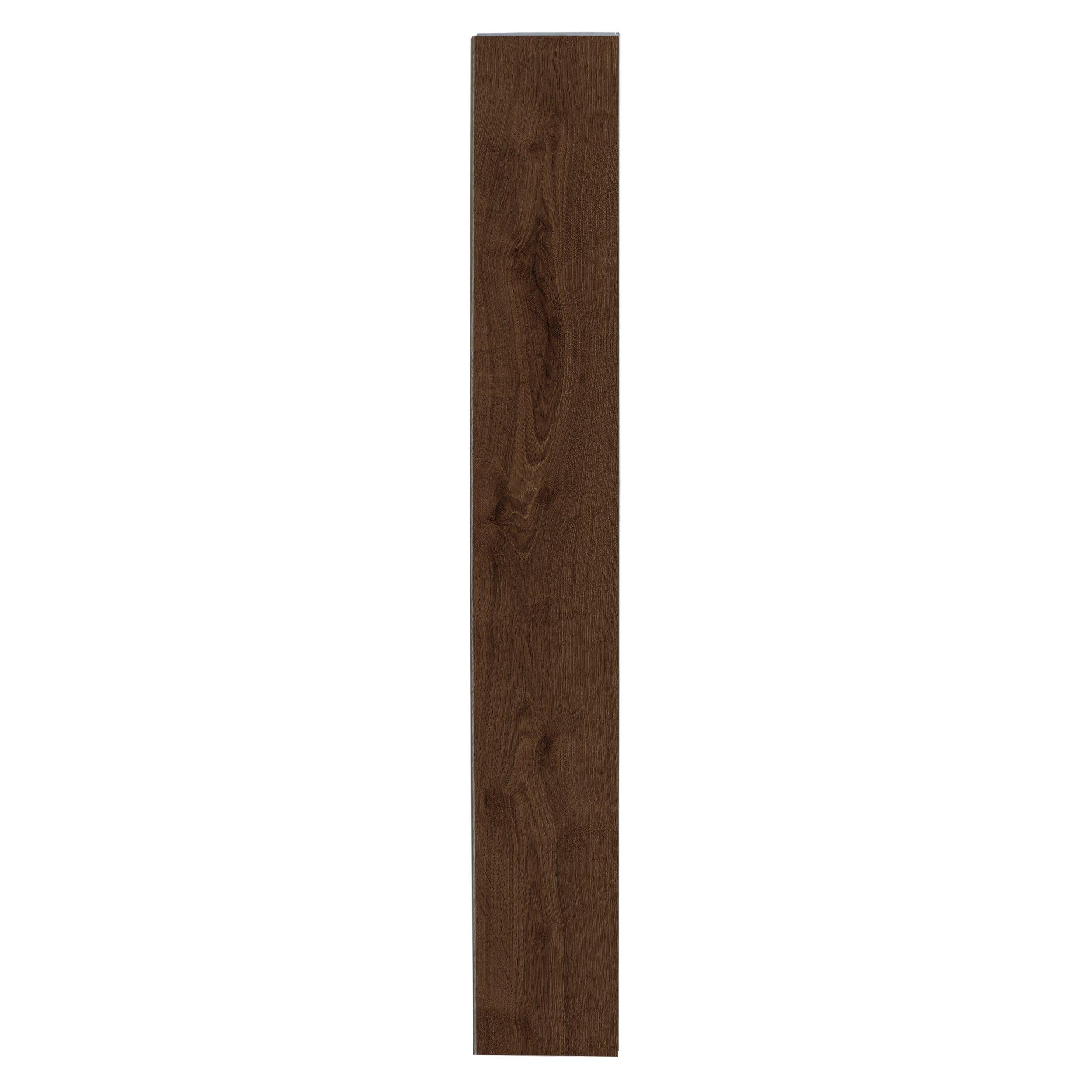 Saddle Leather Waterproof Rigid Core Luxury Vinyl Plank - Cork Pad