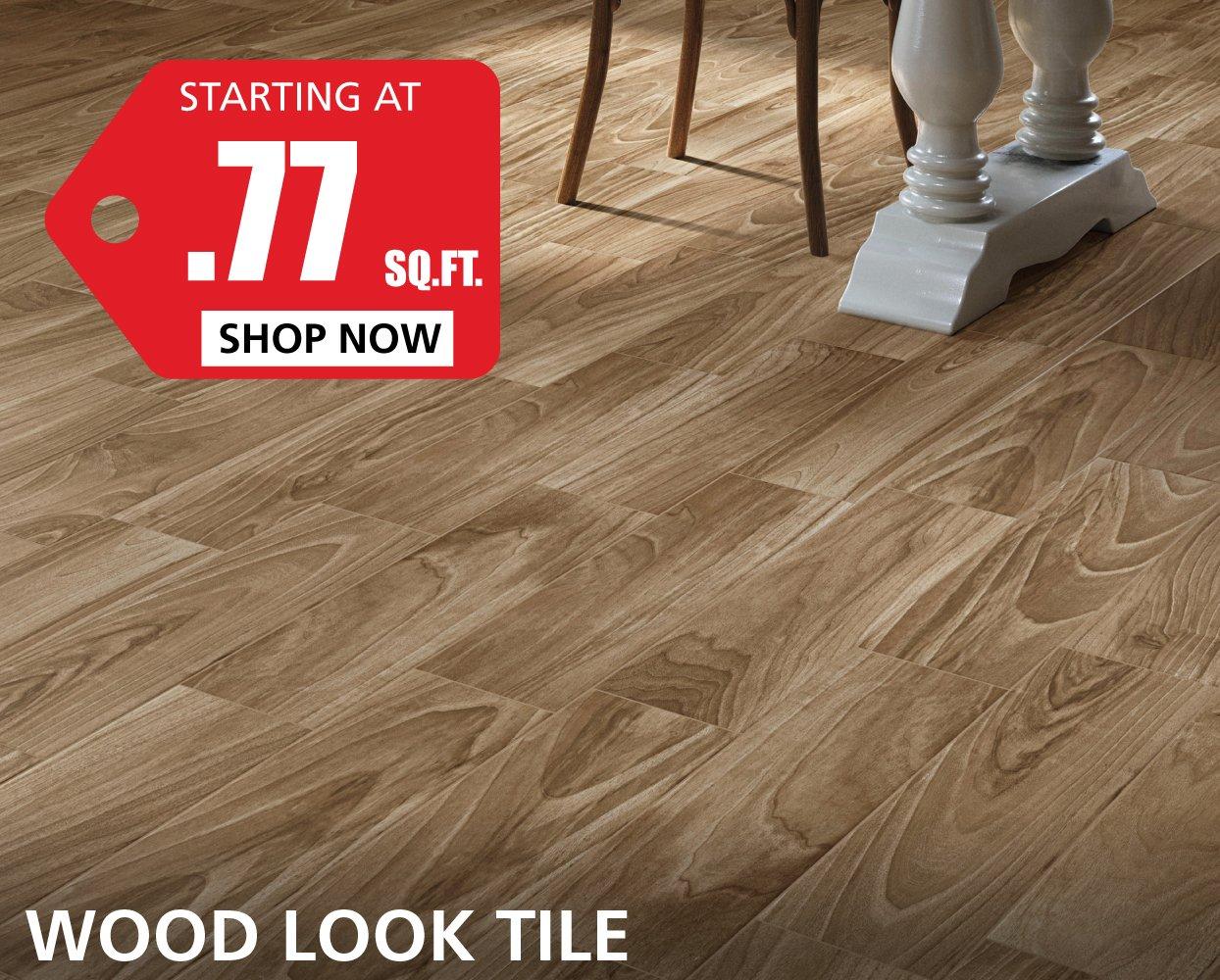 Wood Look starting at $0.77 per square foot