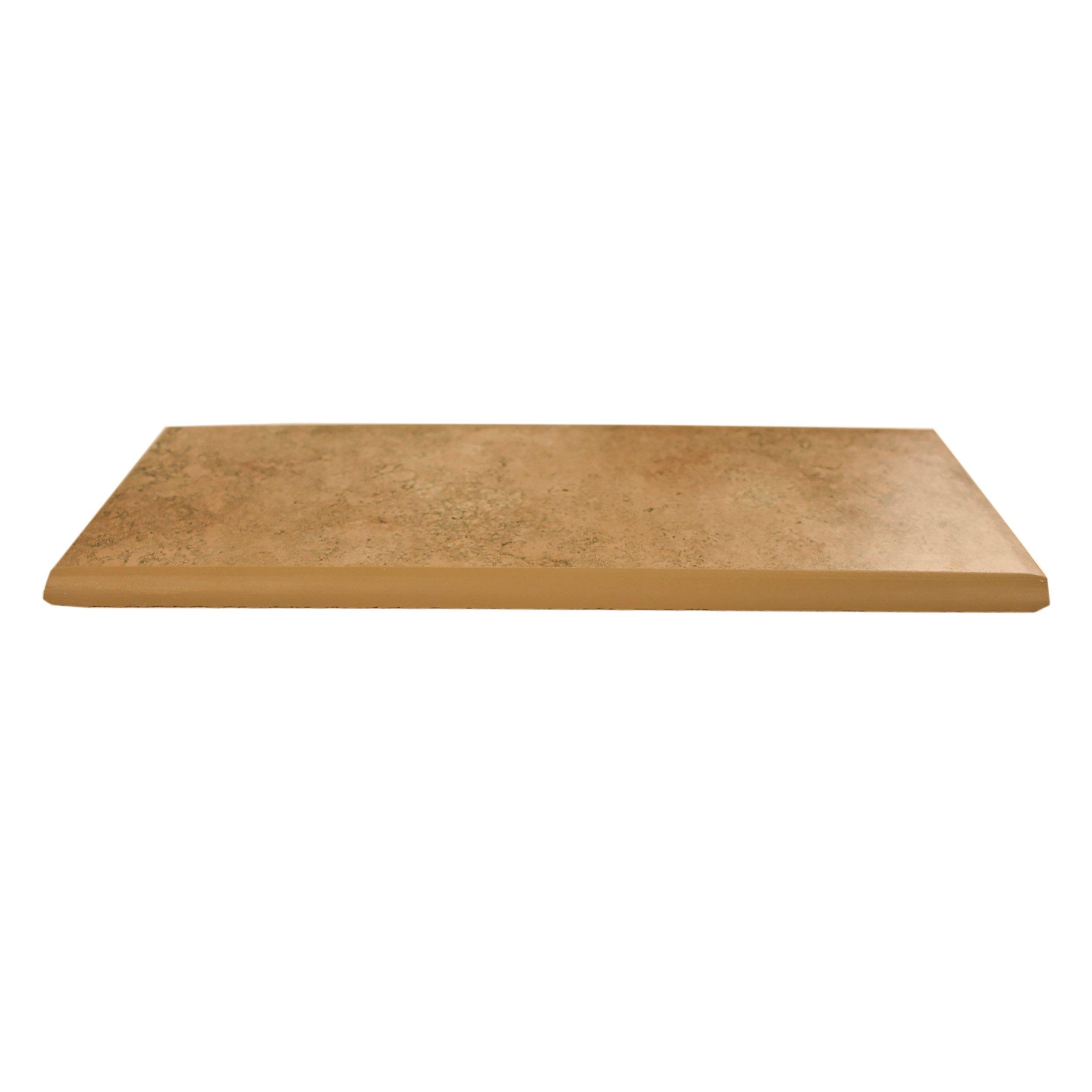 Pompeii Mocha Ceramic Bullnose | Ceramic Bullnose | Floor & Decor