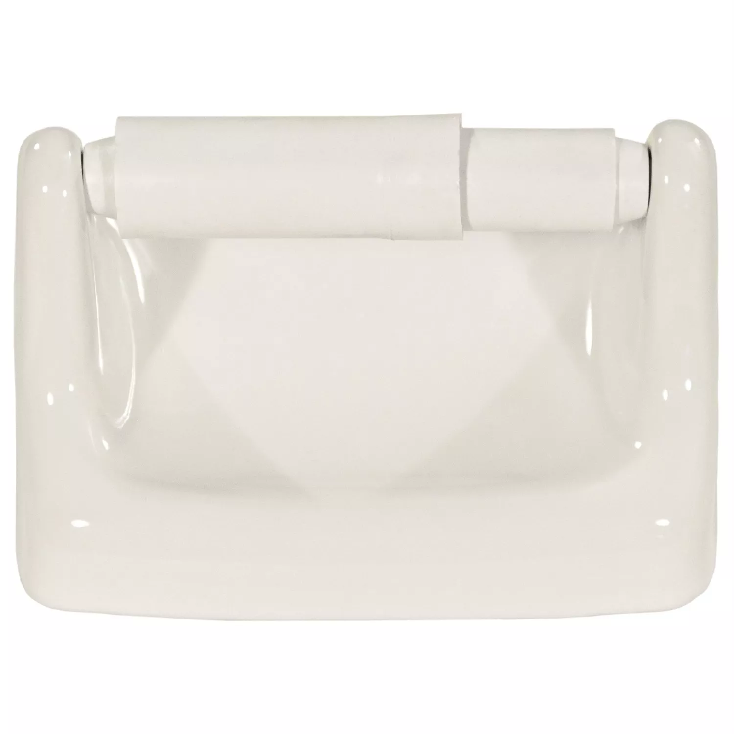 White Ceramic Toilet Paper Holder Floor and Decor