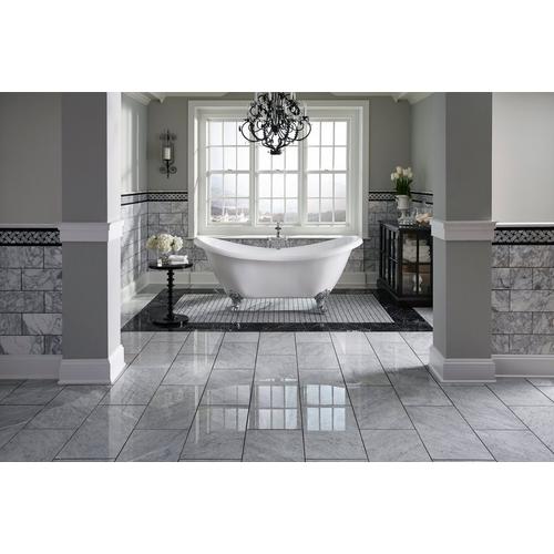 Bianco Carrara Marble Tile 12 X 24 Floor And Decor