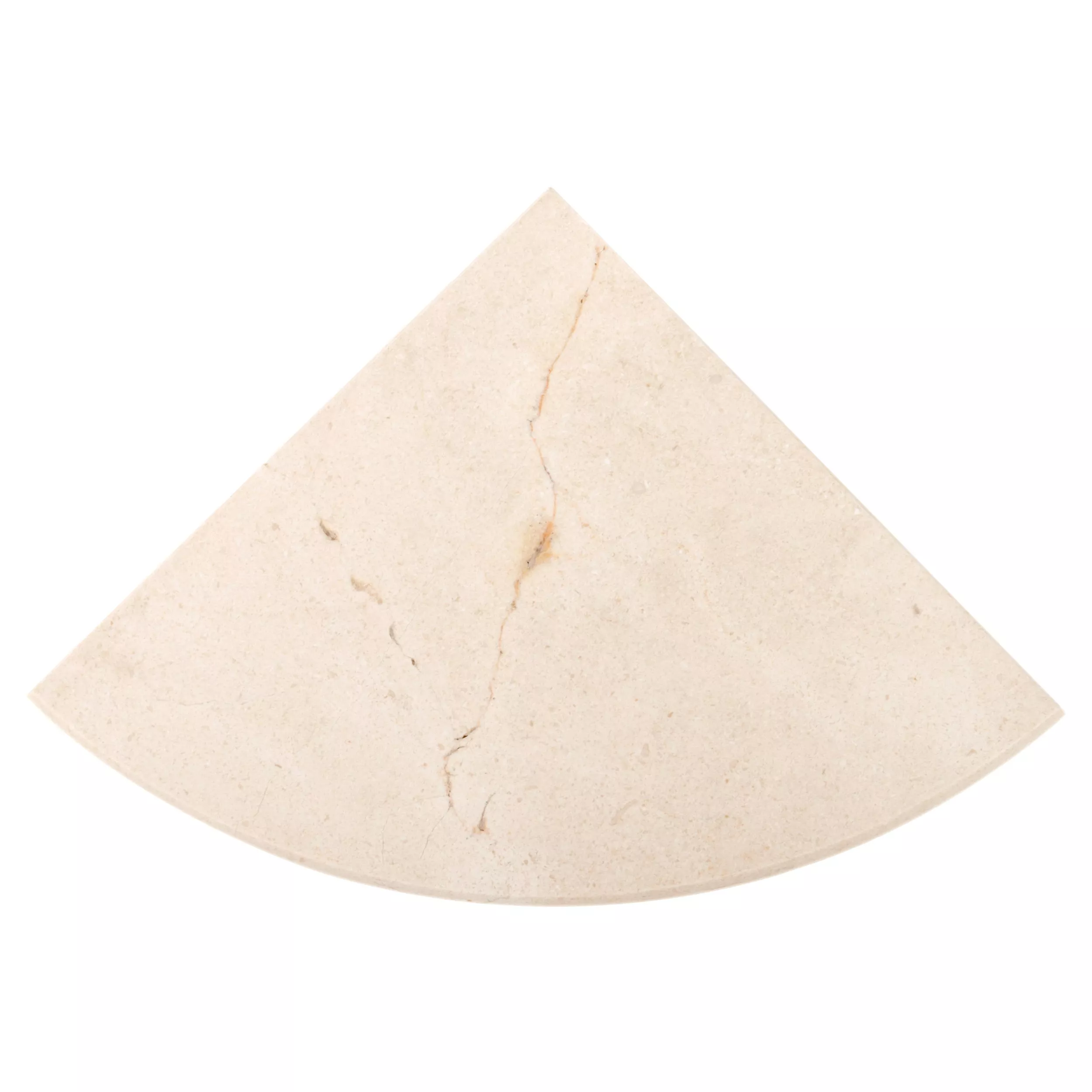 Crema Marfil Marble Corner Shower Shelf Floor and Decor