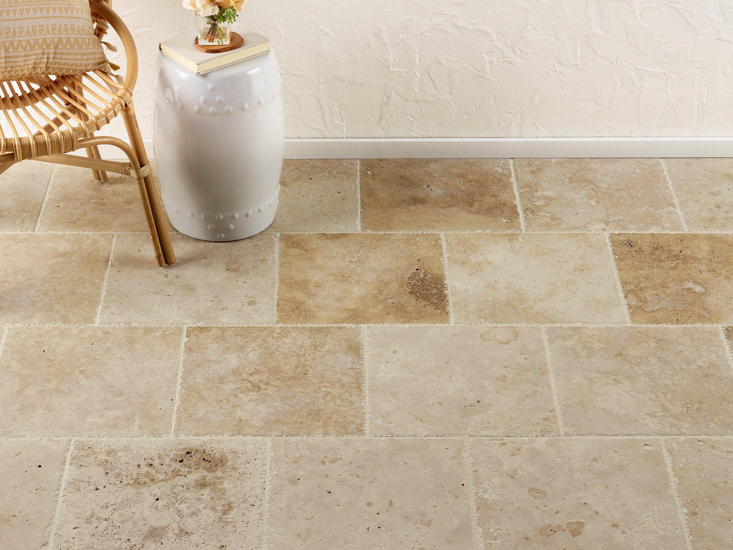 Antique Parma Brushed Travertine Tile