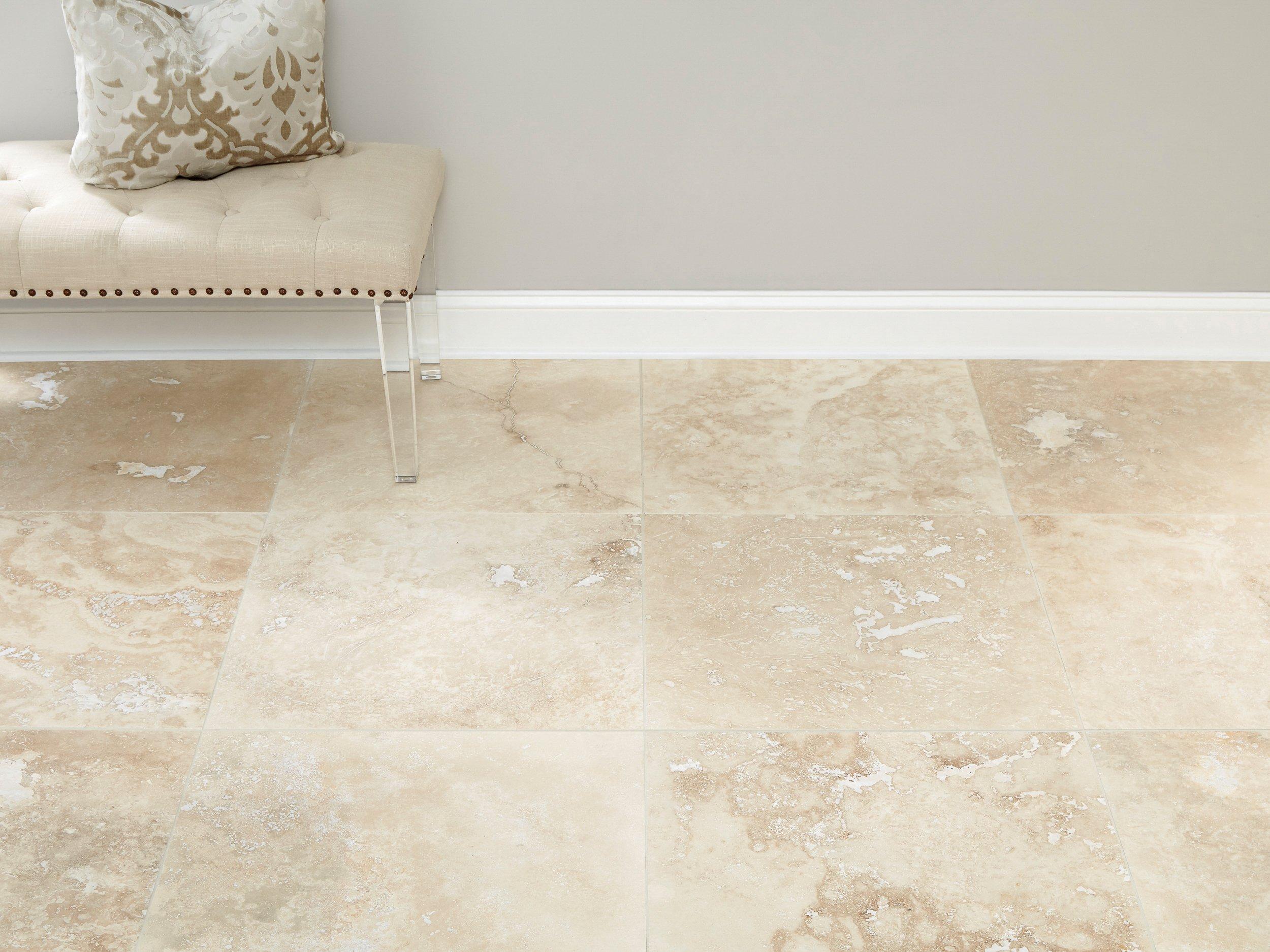 travertine floor tile