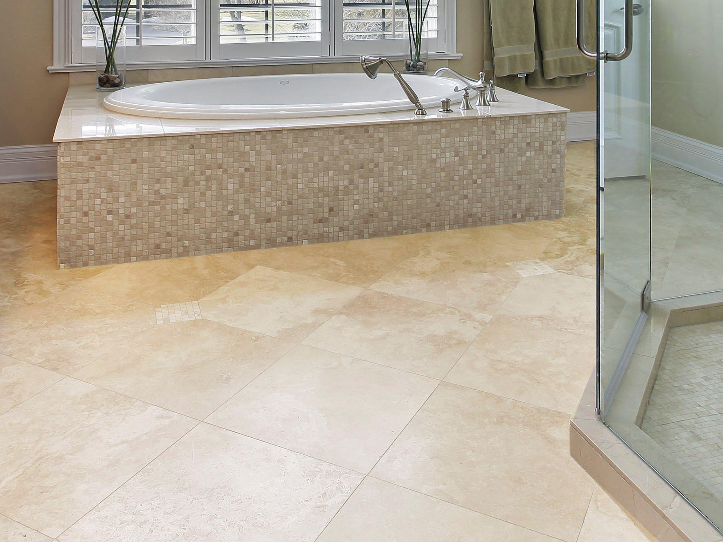 travertine floor tile