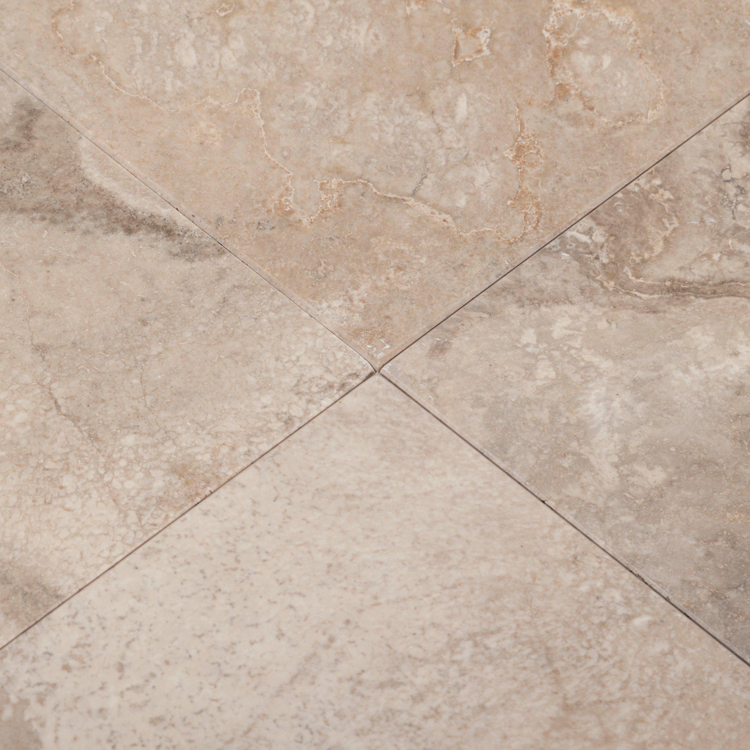 Storm Polished Travertine Tile | Floor and Decor