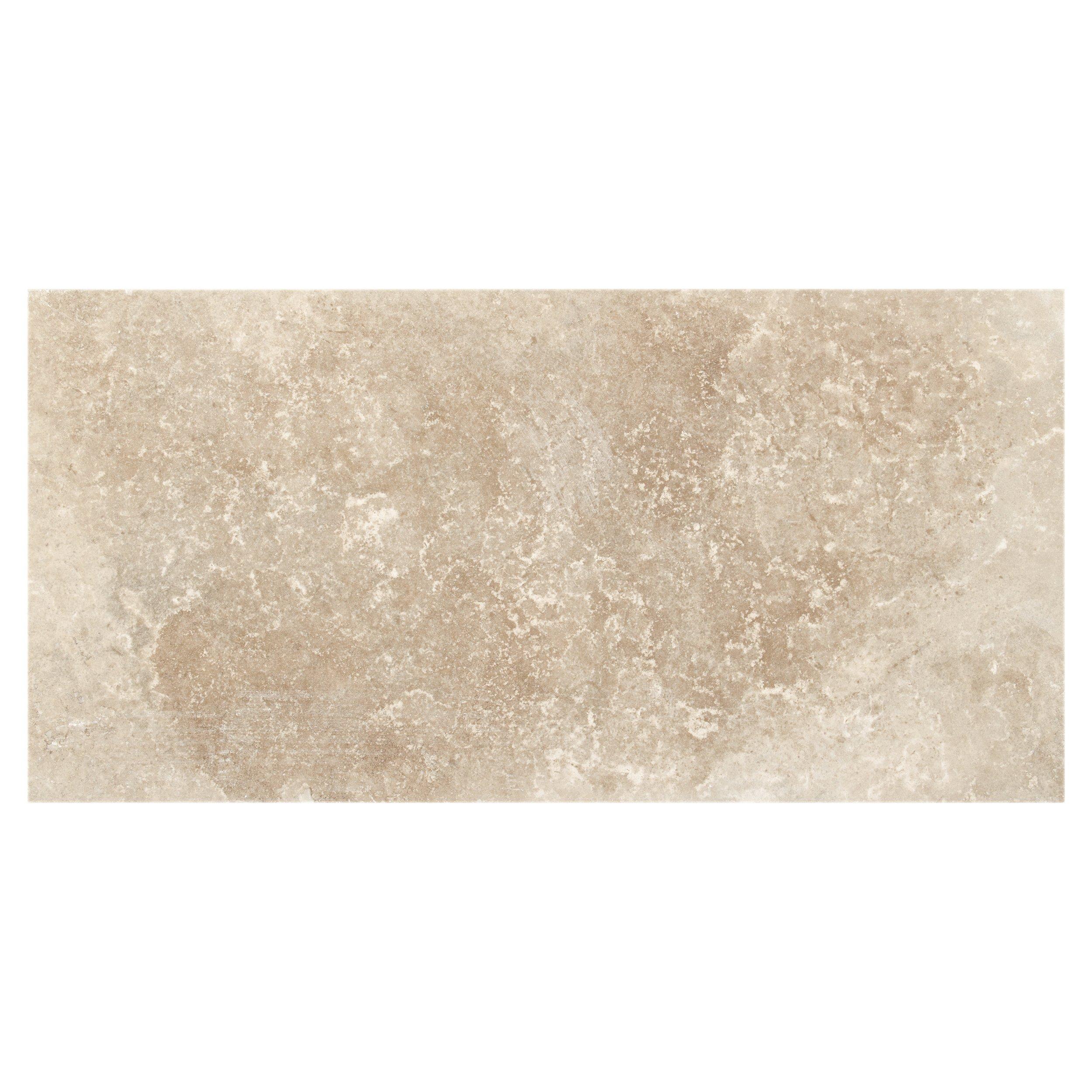 Karina Wavy Honed Travertine Tile