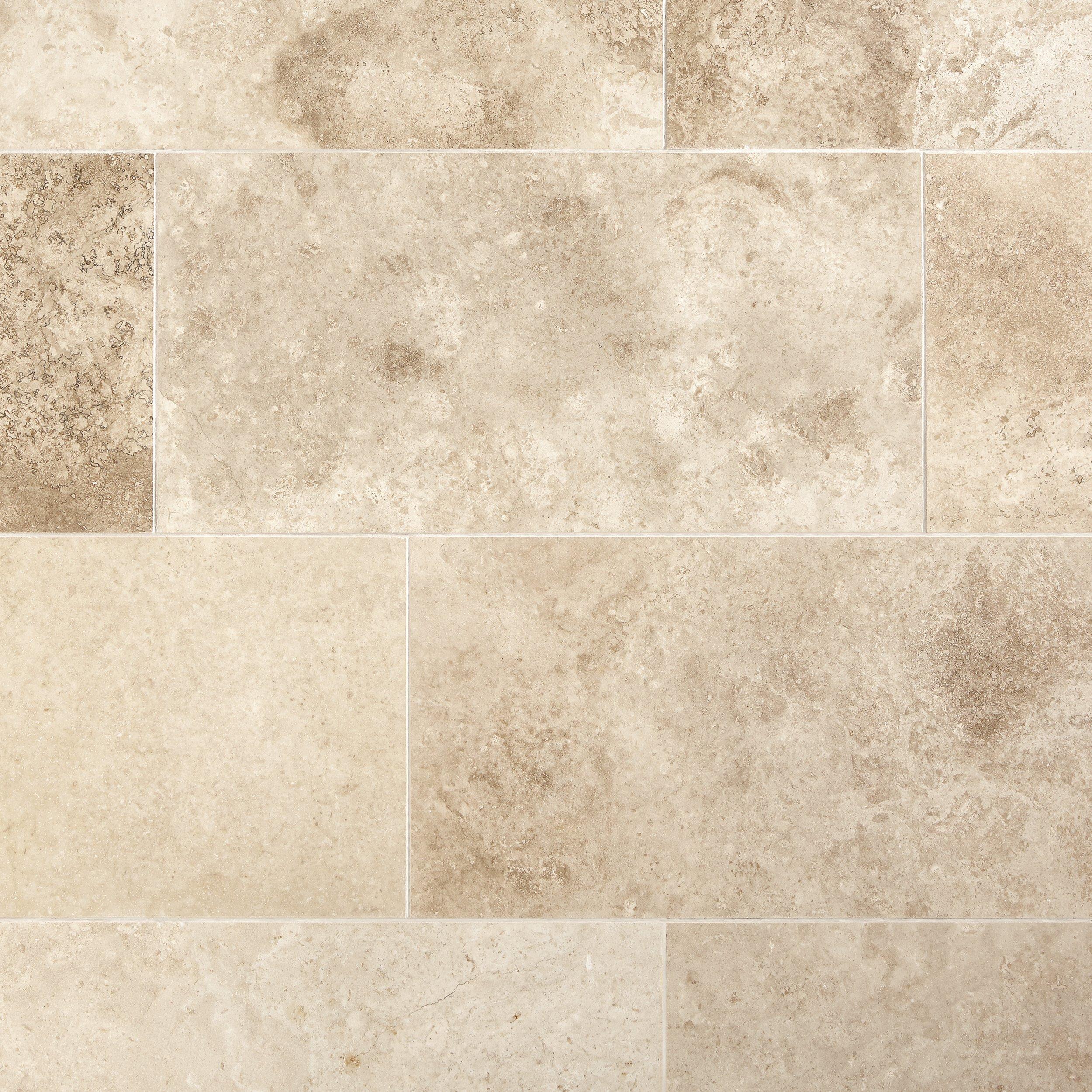 Karina Wavy Honed Travertine Tile