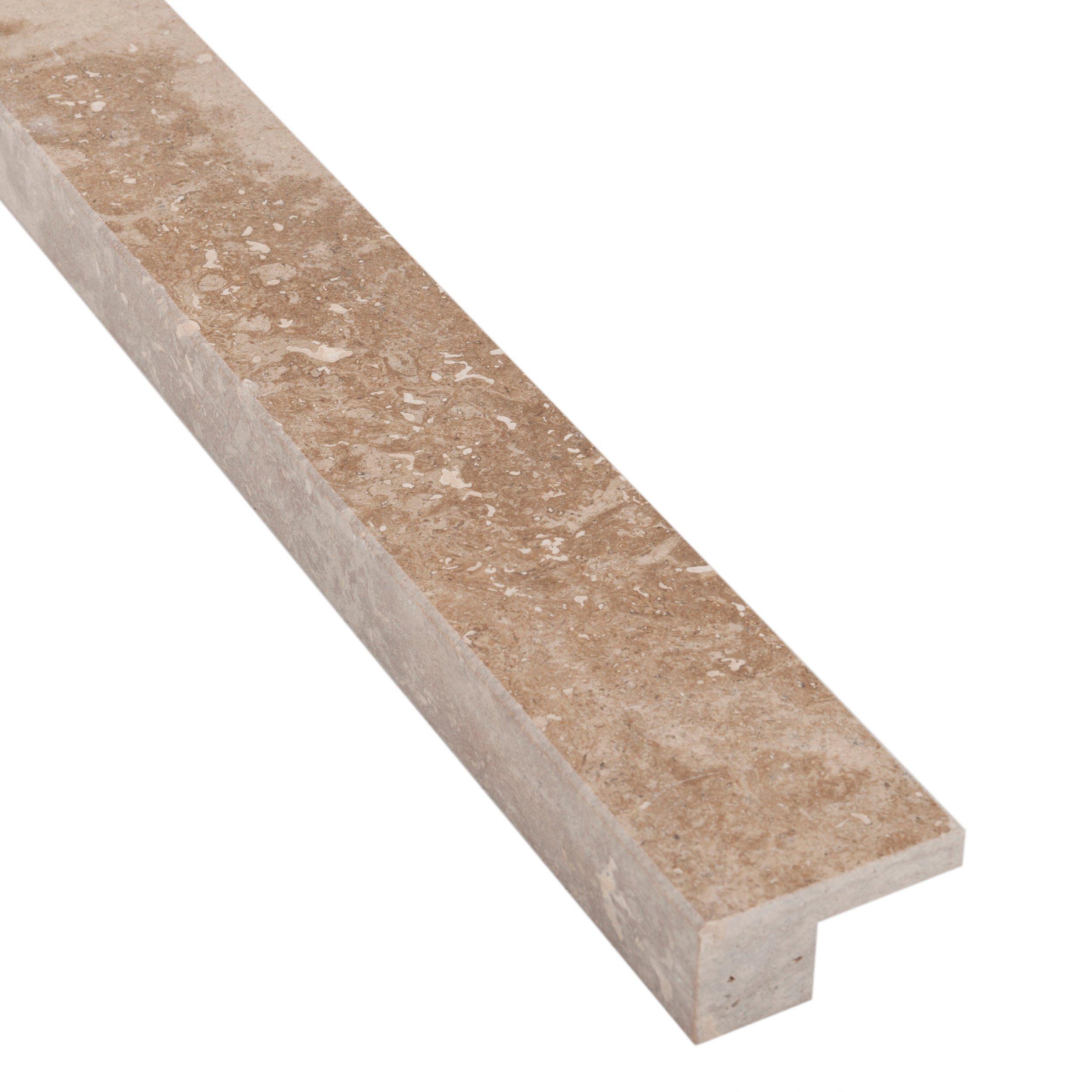 Karina Wavy Travertine Edge | Floor & Decor