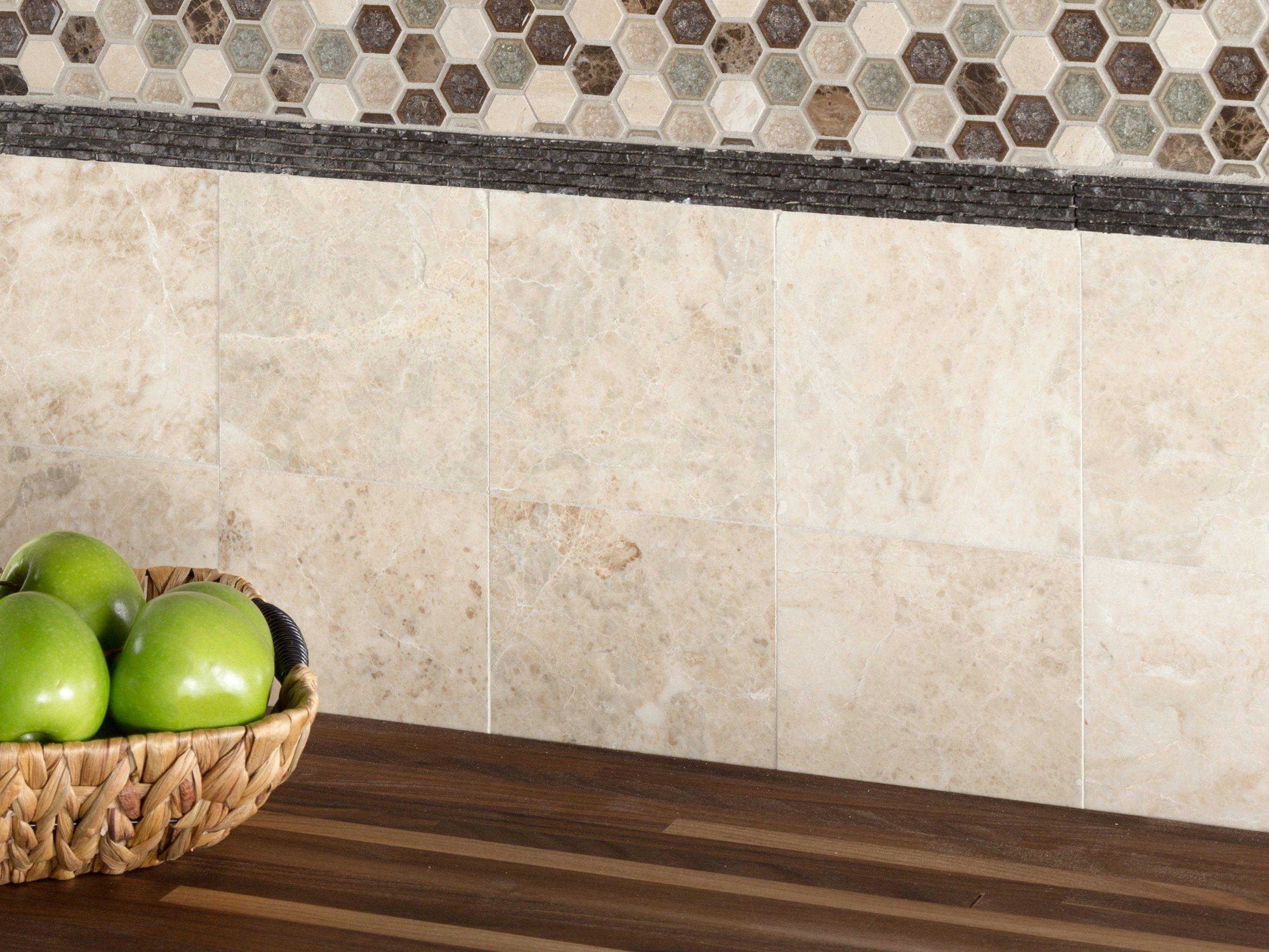 Cappuccino Beige Polished Marble Tile