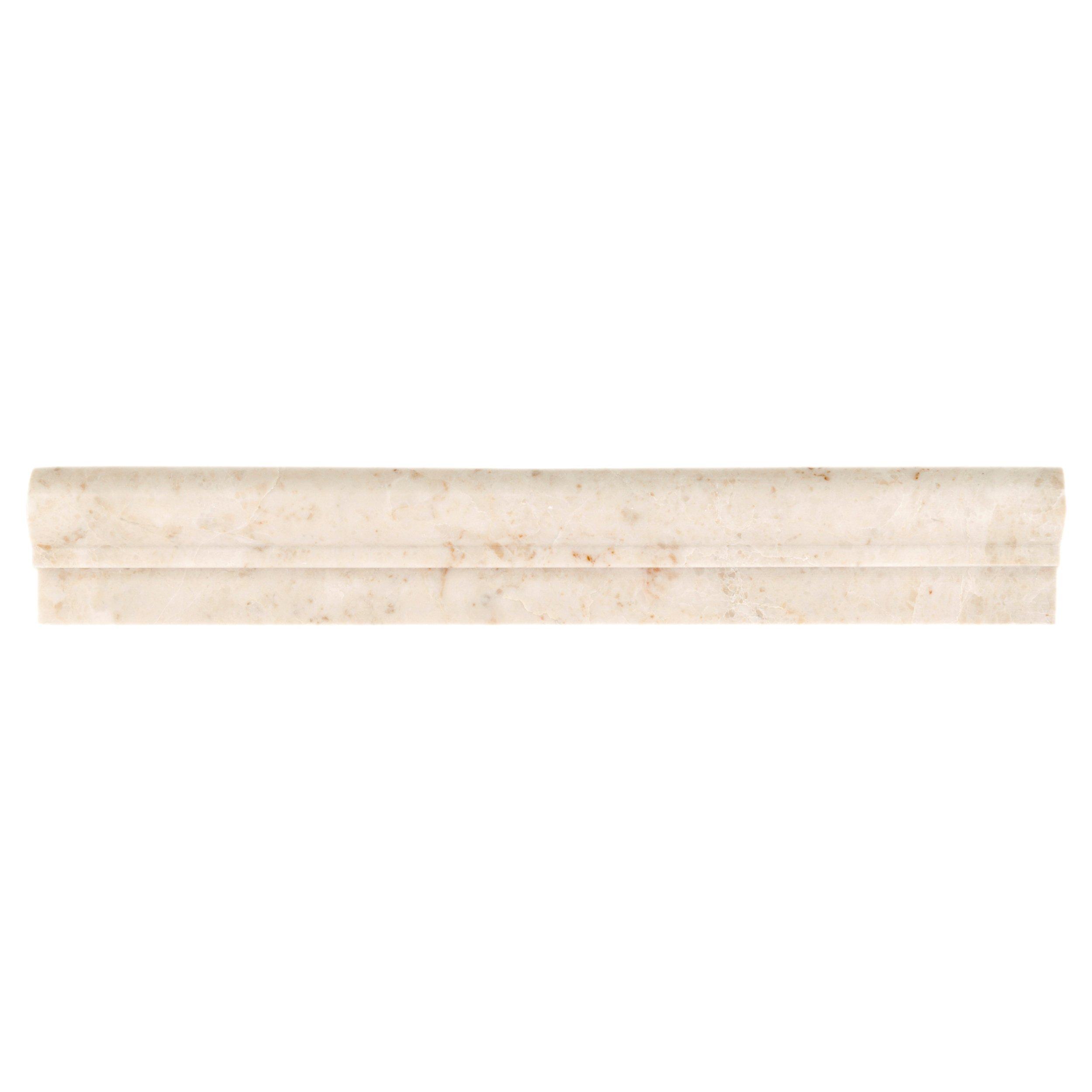 Crema Marfil Polished Marble Chair Rail 2 X 12 931200231 Floor And Decor