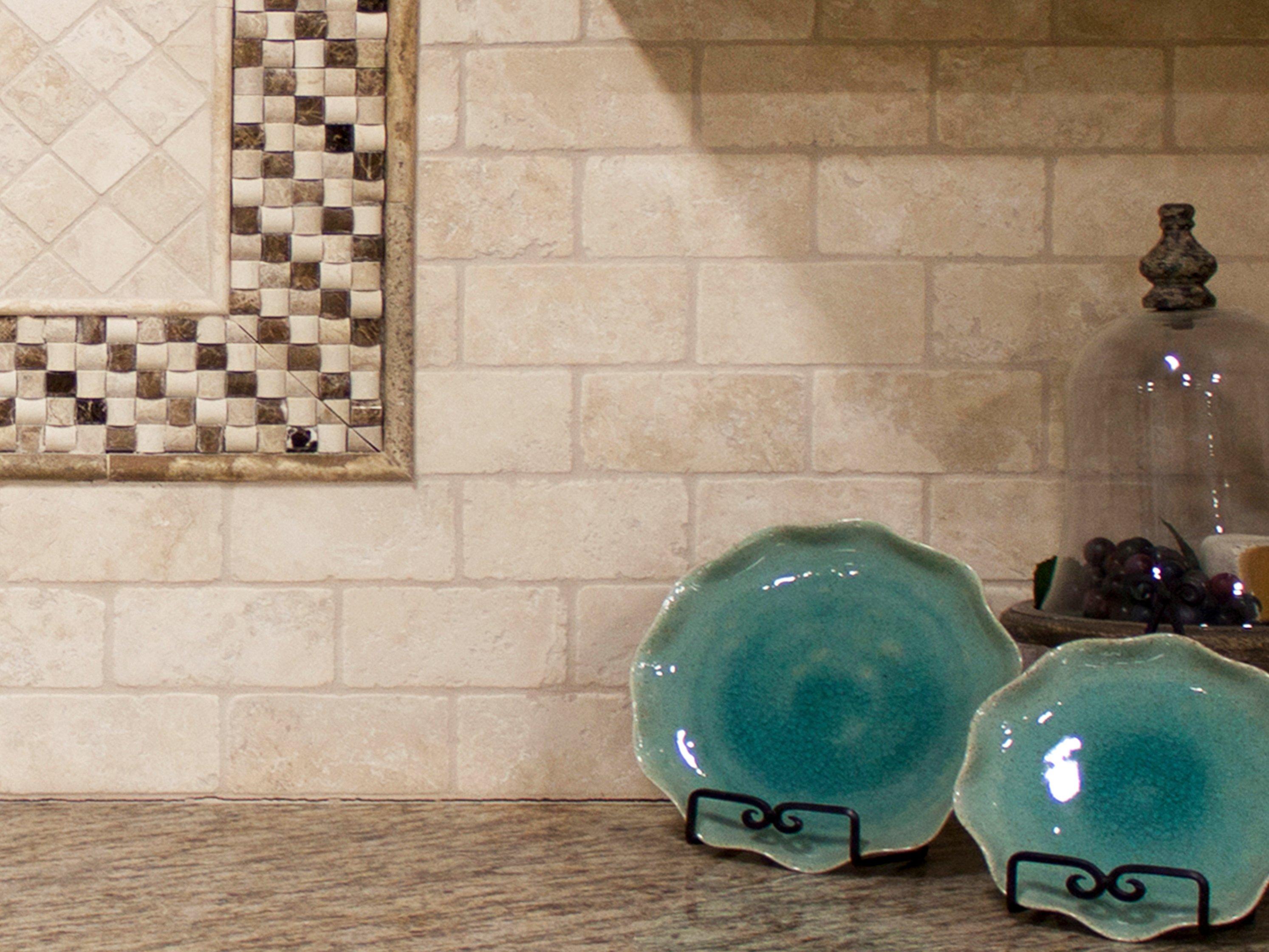 Crema Antiqua Tumbled Travertine Tile