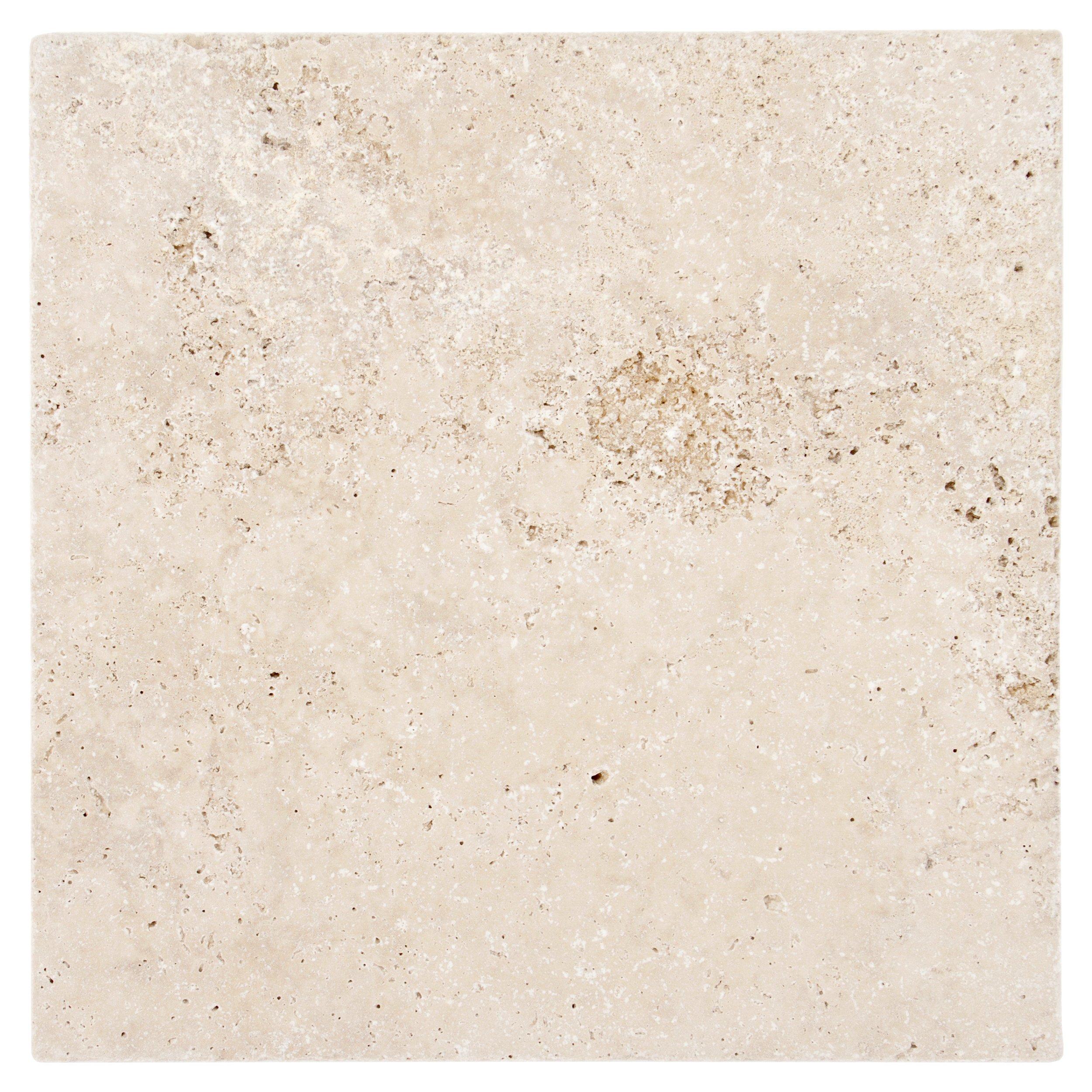 Crema Antiqua Tumbled Travertine Tile - 8 x 8 - 932100544 | Floor and Decor