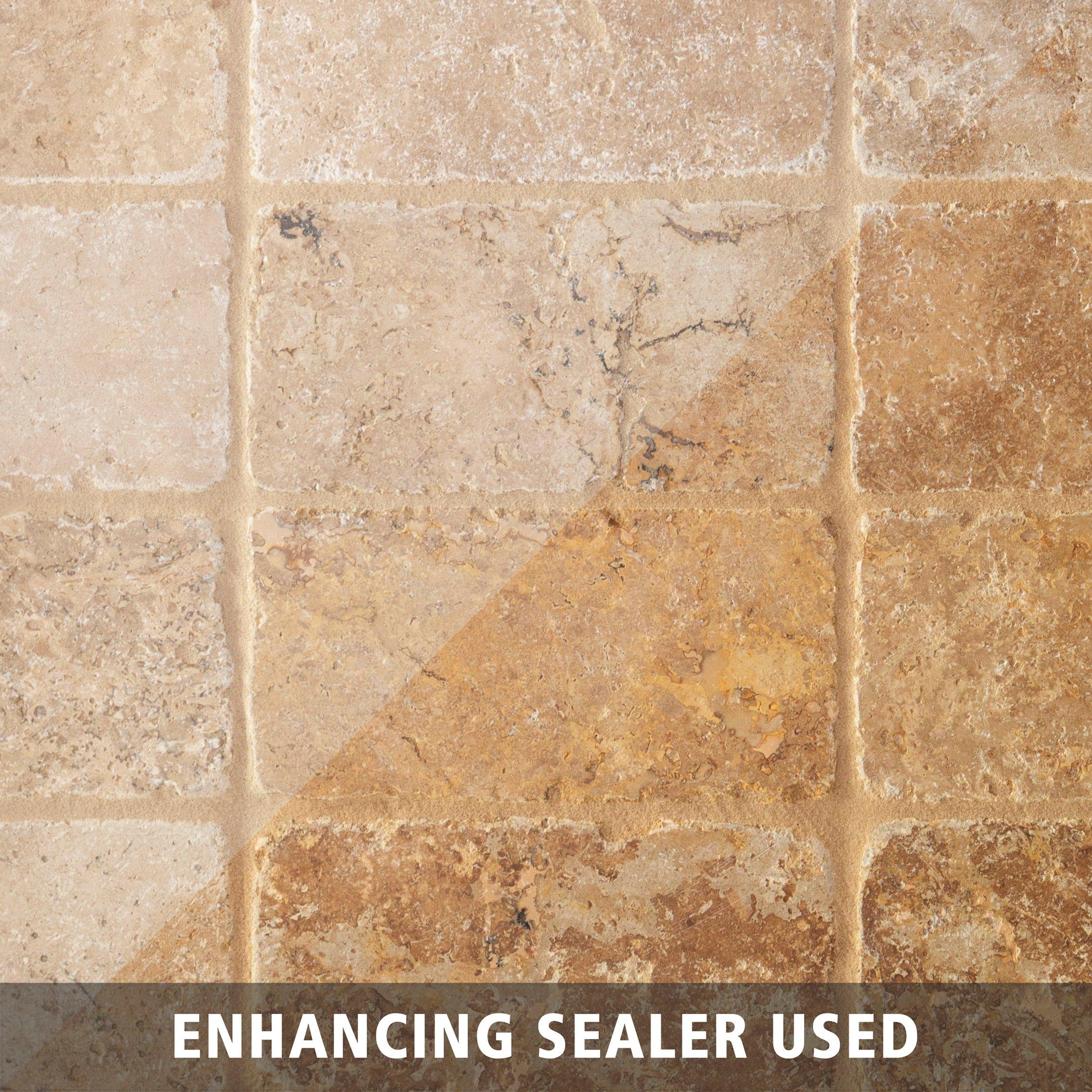 Noce Tumbled Travertine Tile | Floor And Decor