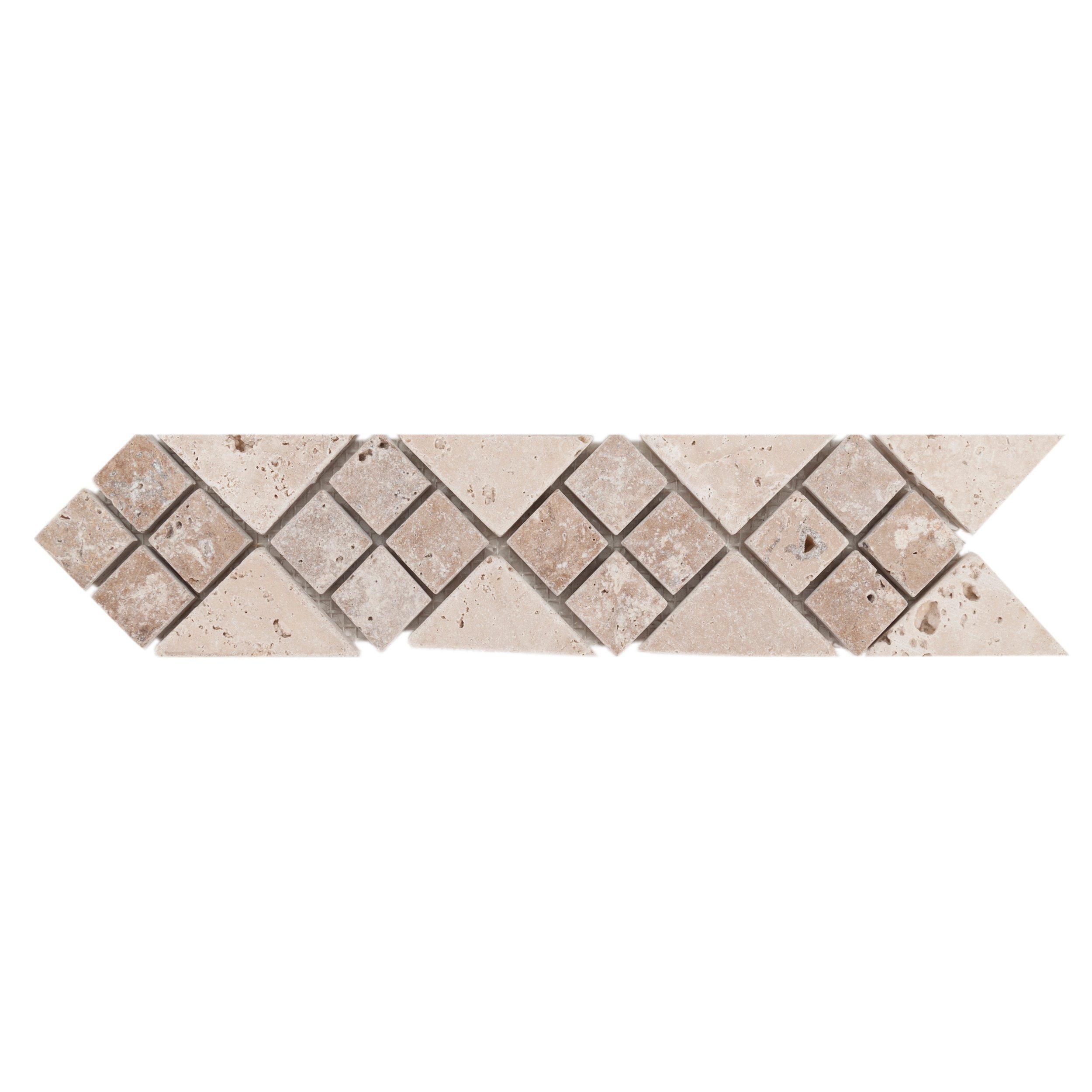 Dorsa Decorative Travertine Border Floor & Decor