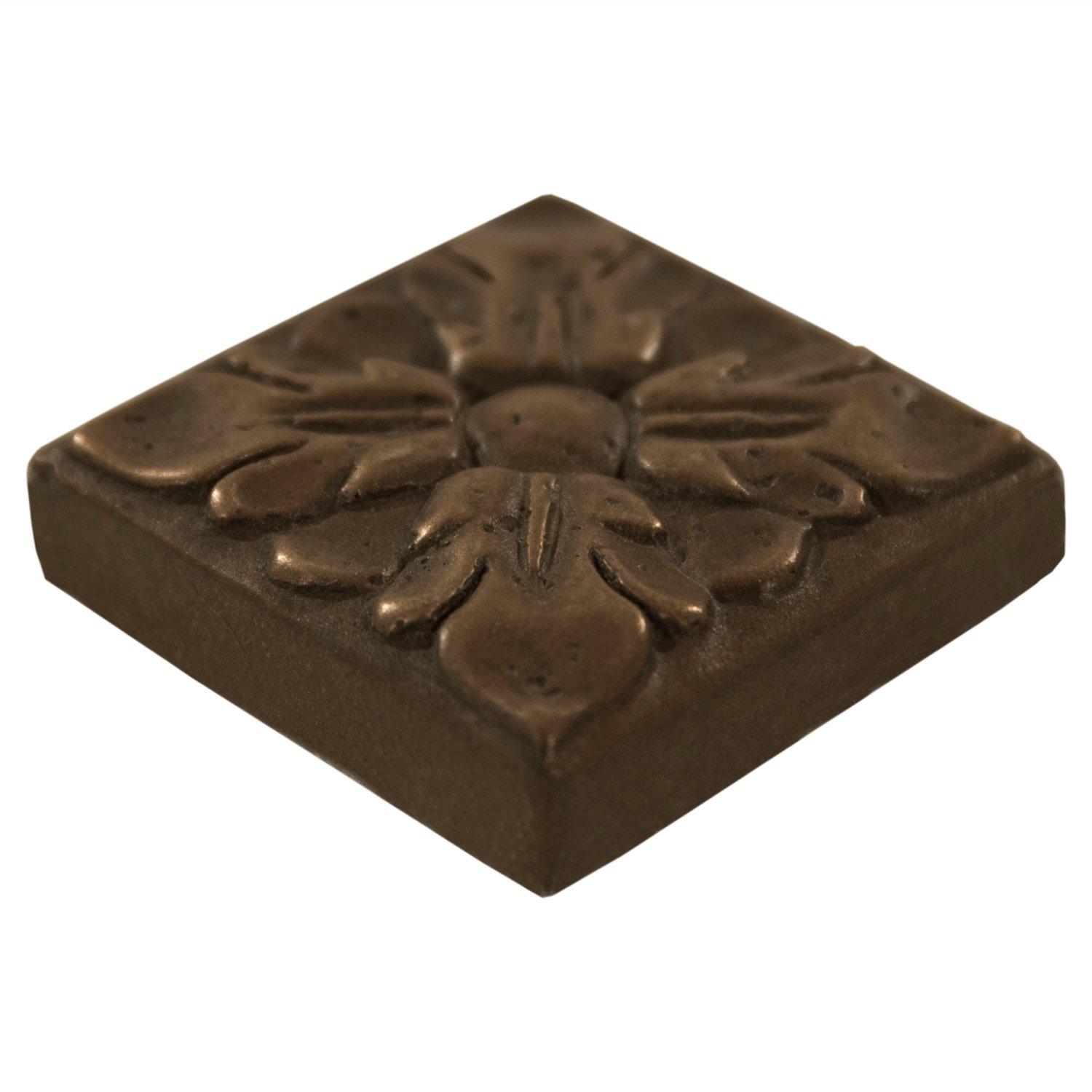 Metallic Bronze Resin Decorative Insert Floor and Decor