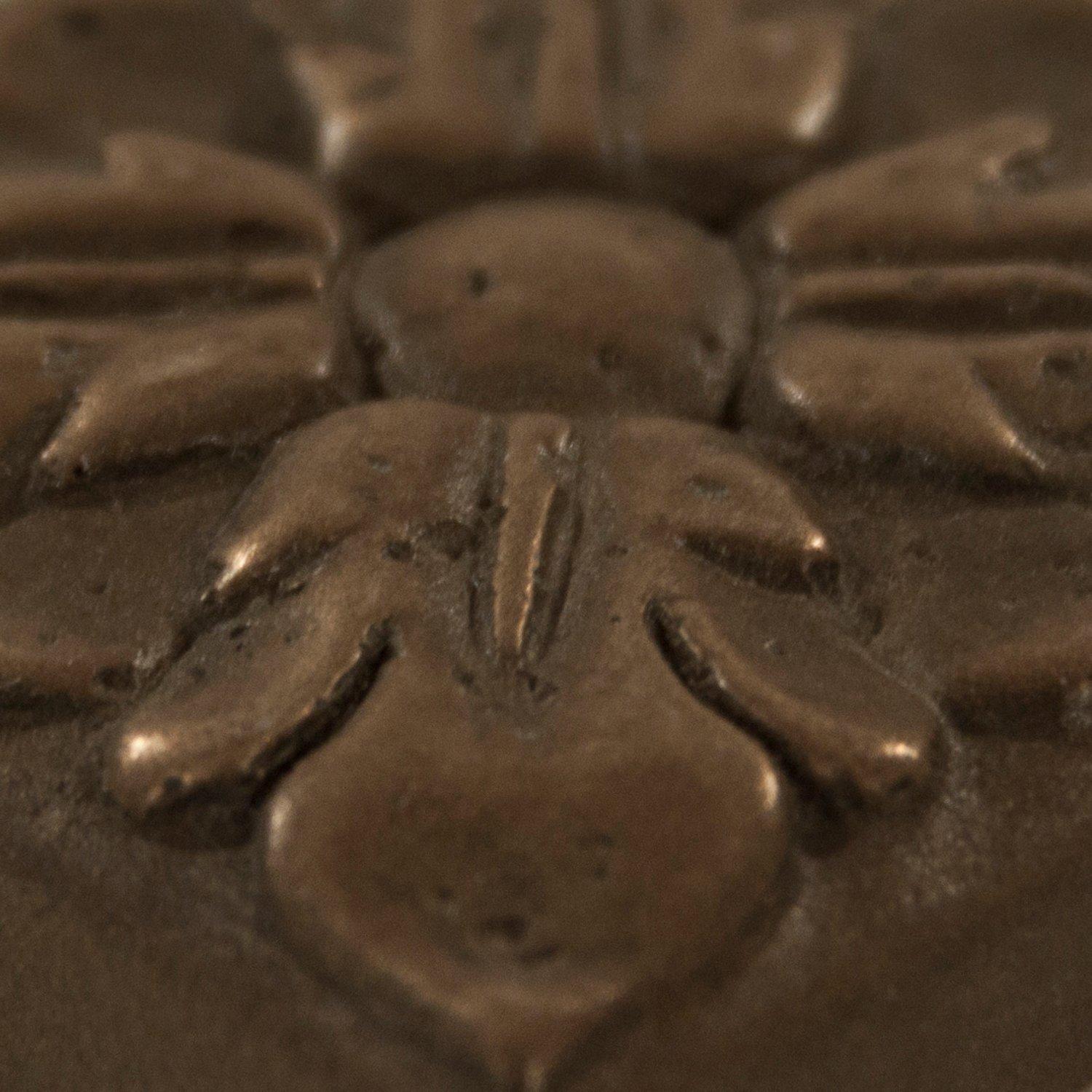 Metallic Bronze Resin Decorative Insert Floor and Decor