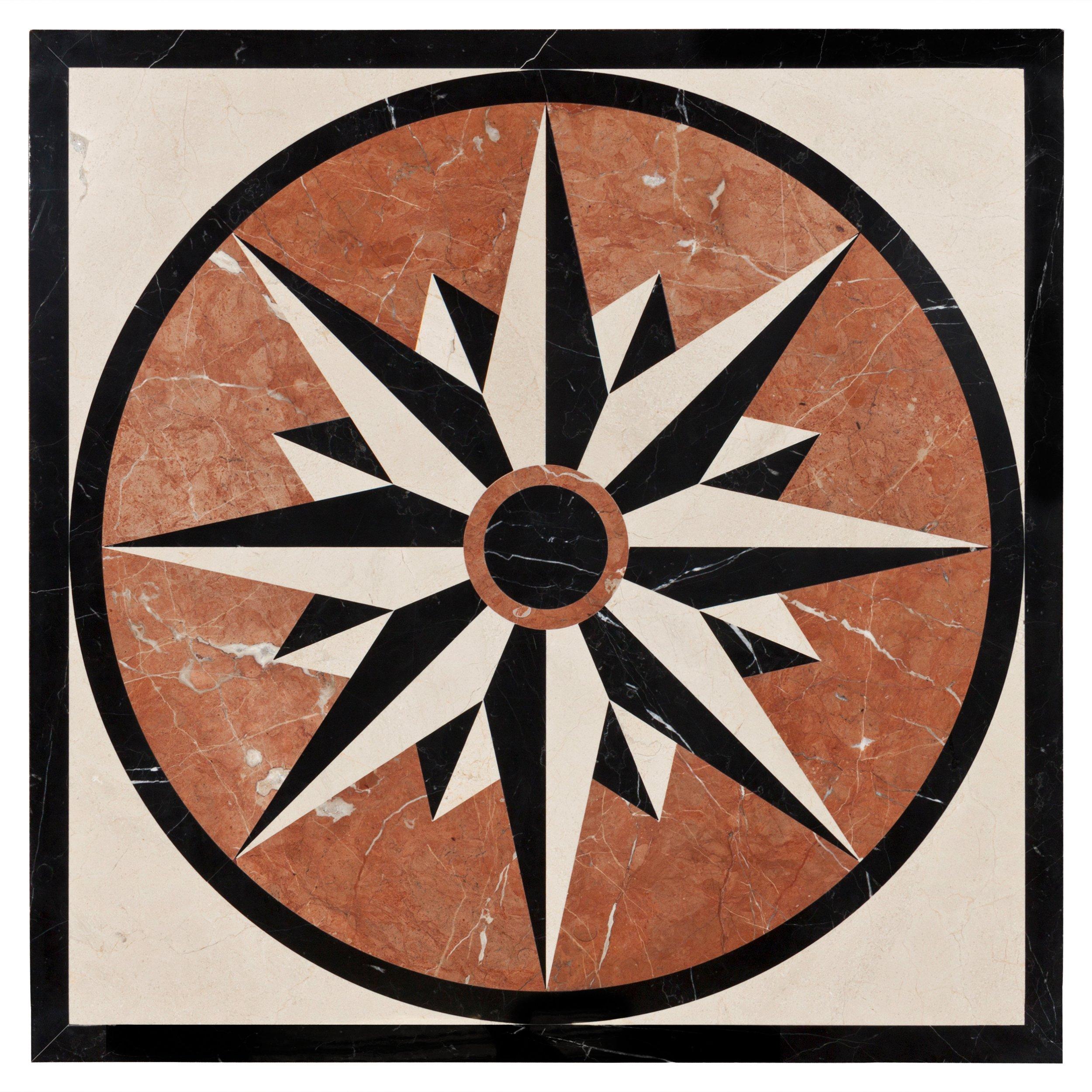North Star Decorative Polished Medallion