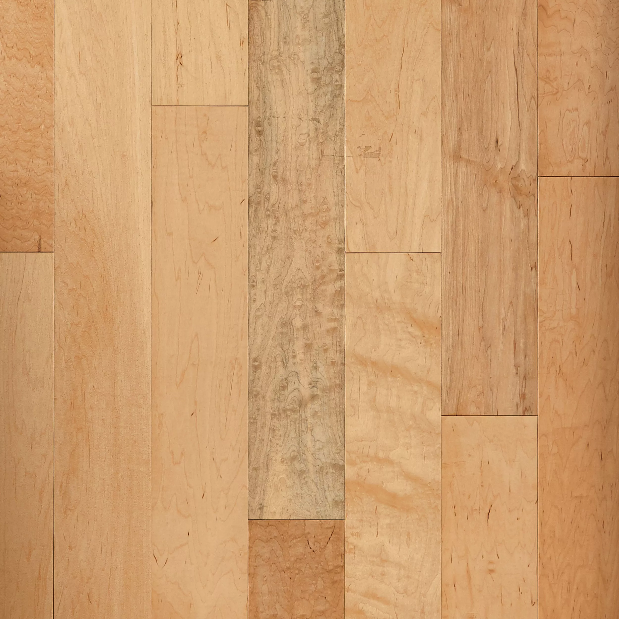 Natural Maple Smooth Locking Engineered Hardwood Floor and Decor