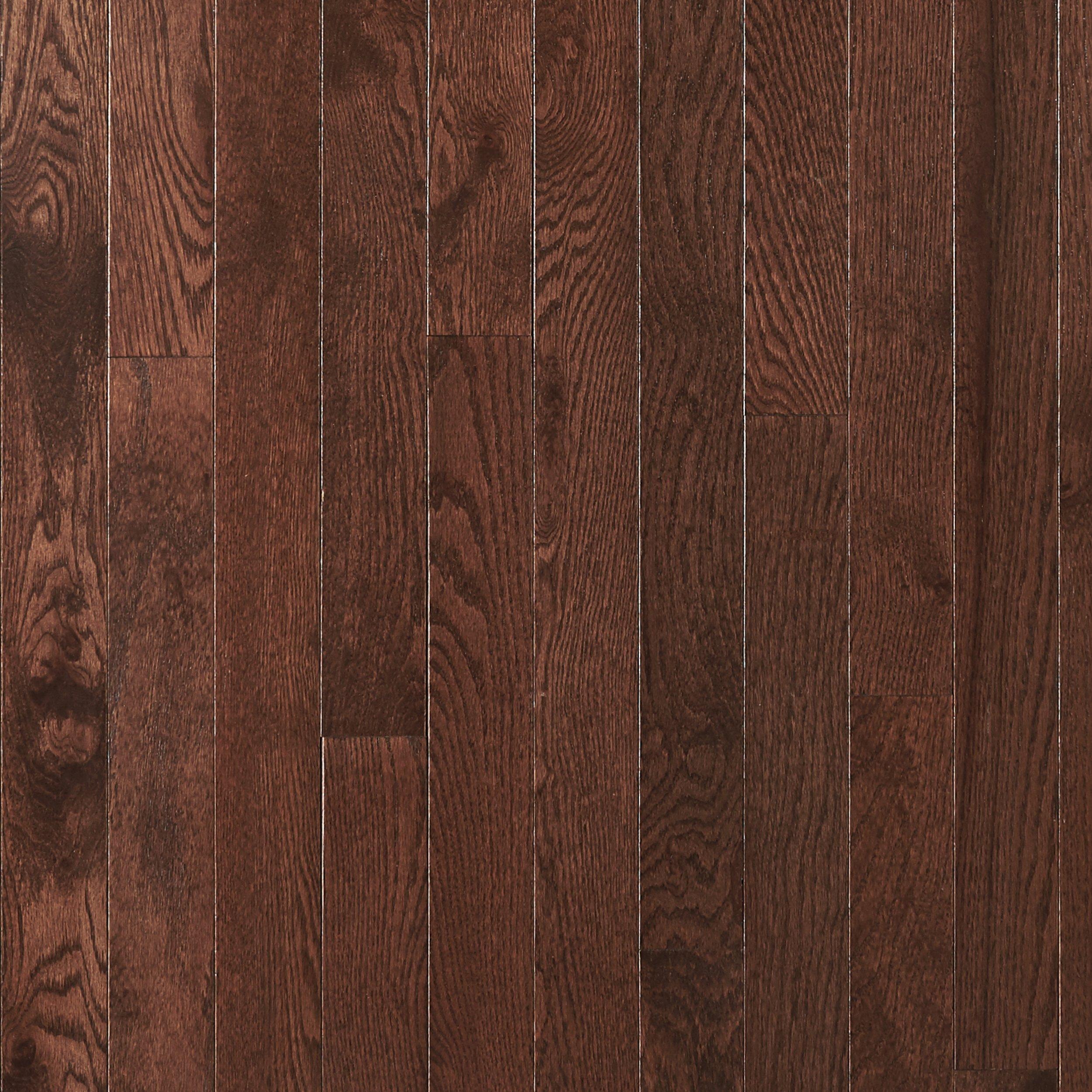 Dark Mocha Oak Smooth Solid Hardwood