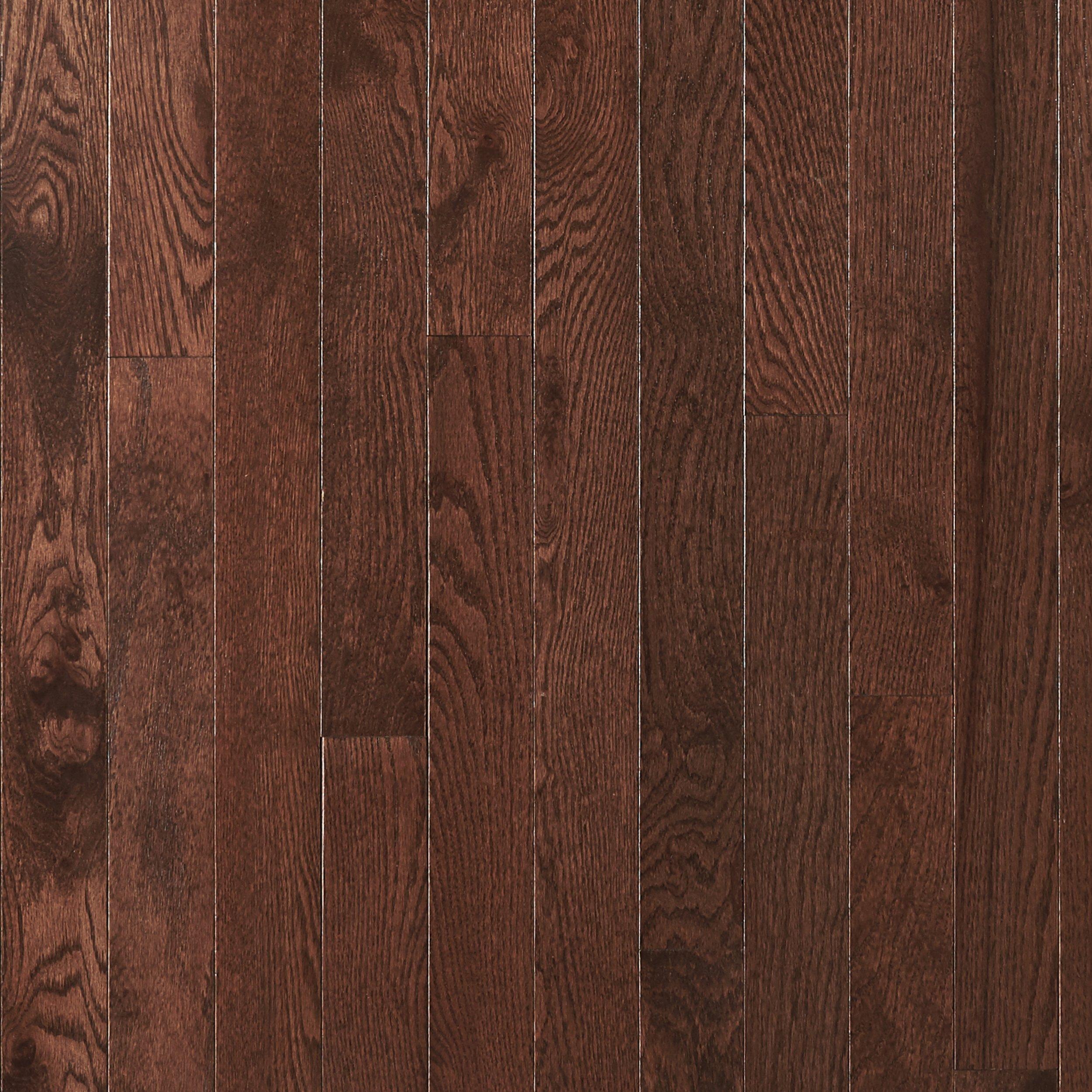 Dark Mocha Oak Smooth Solid Hardwood, Dark Solid Hardwood Floors