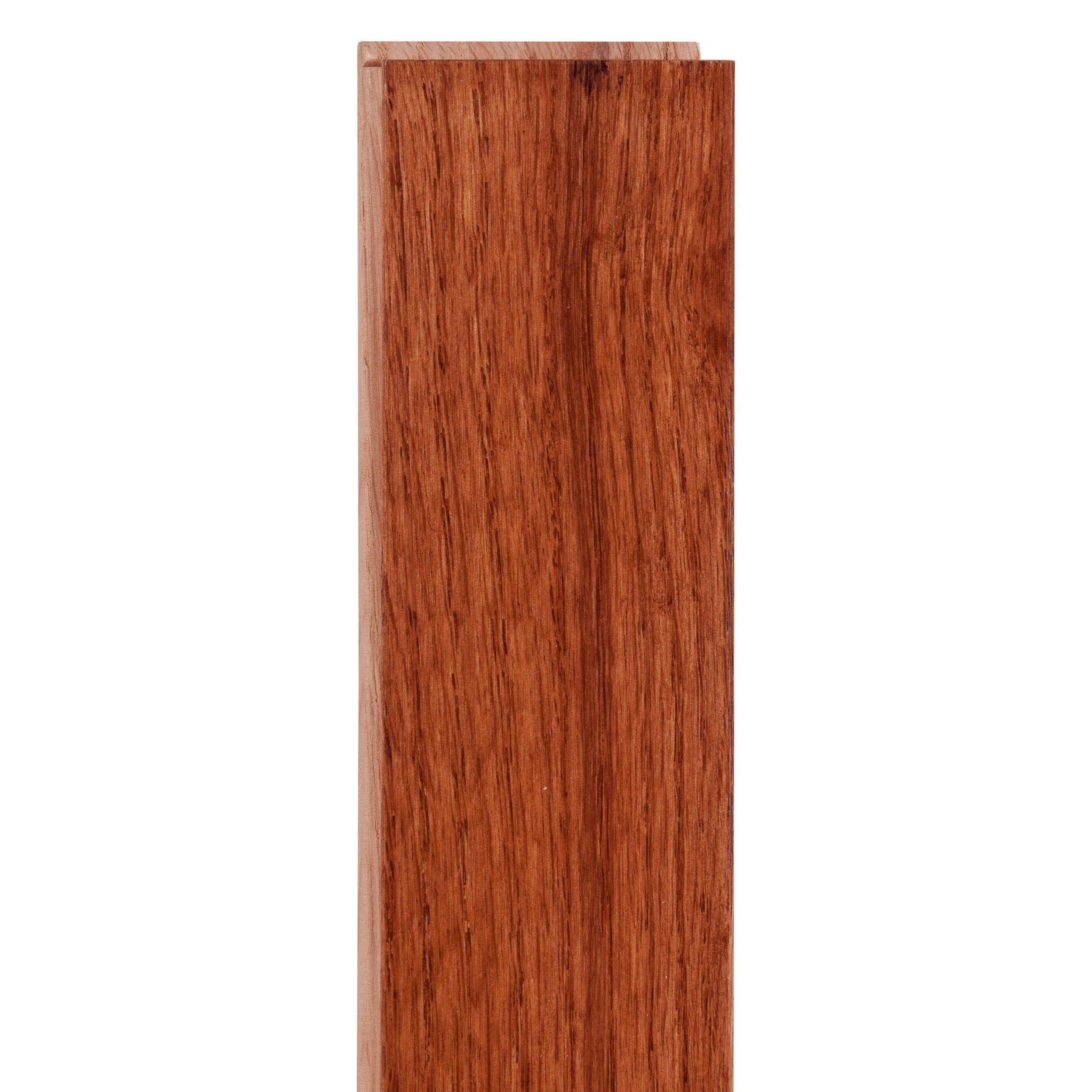 Gunstock Select Oak High Gloss Solid Hardwood 3/4in. x 2 1/4in