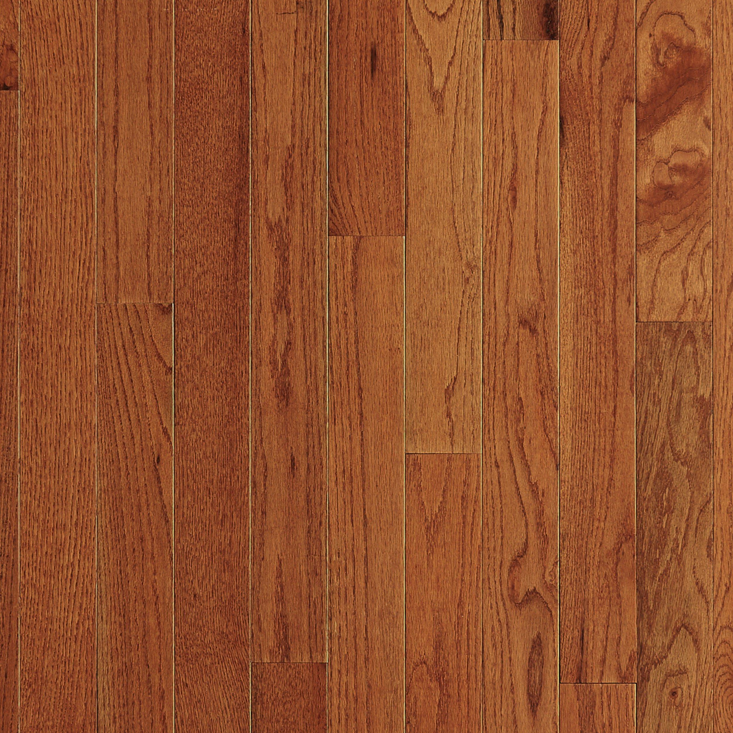 Gunstock Red Oak Smooth Solid Hardwood