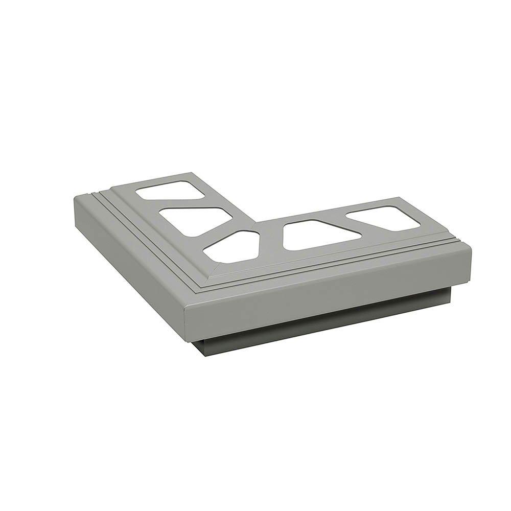 Schluter Bara-Rak Out Corner 90 Degrees Aluminum Classic Grey