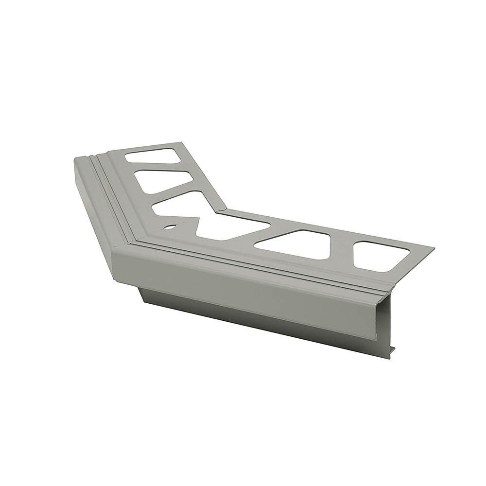 Schluter Bara-Rak Out Corner 135 Degrees Aluminum Classic Grey
